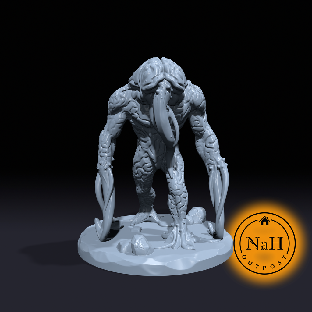 Brain Golem | Aberration Miniature for Tabletop games like D&D and War Gaming