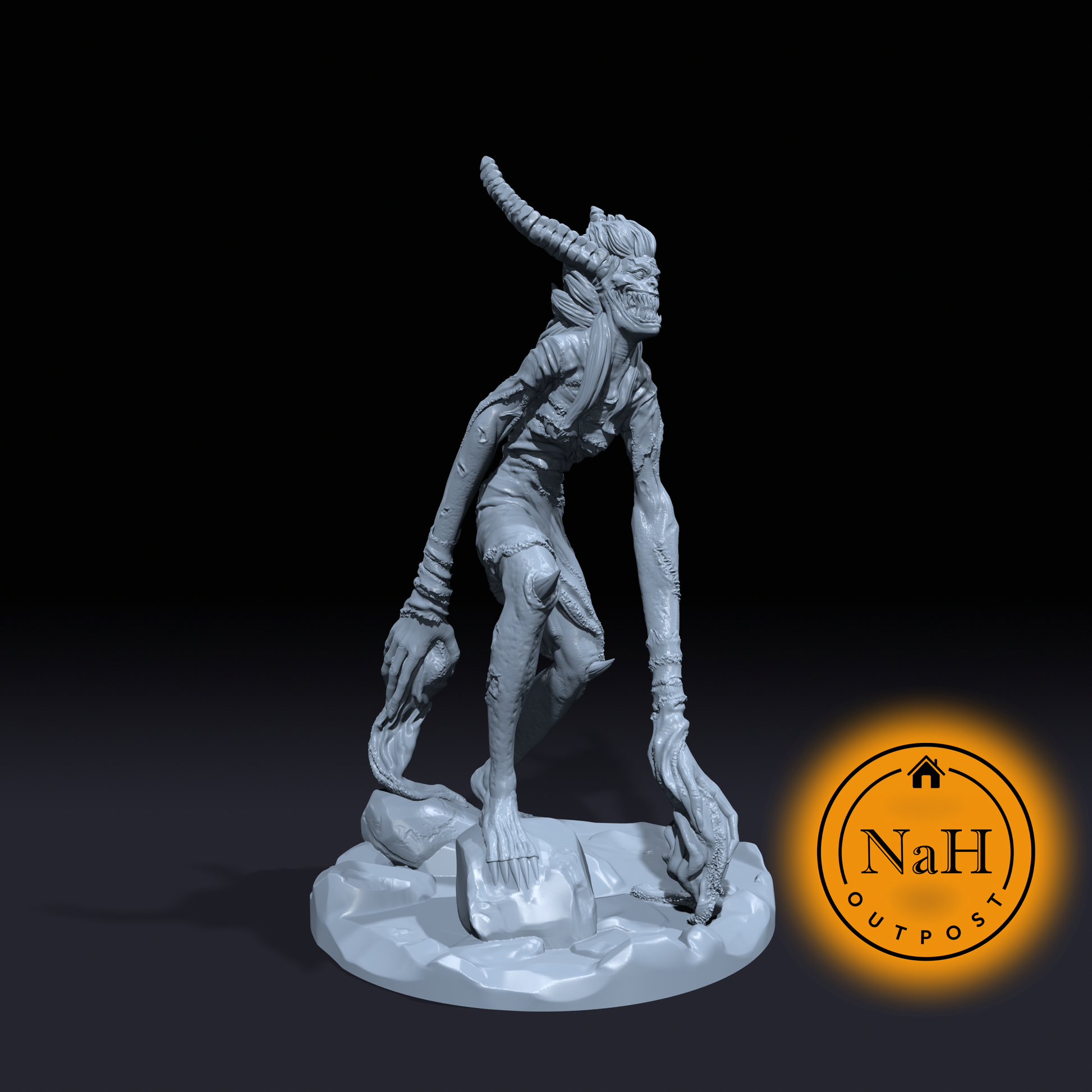 Bushyasta | Miniature for Tabletop games like D&D and War Gaming