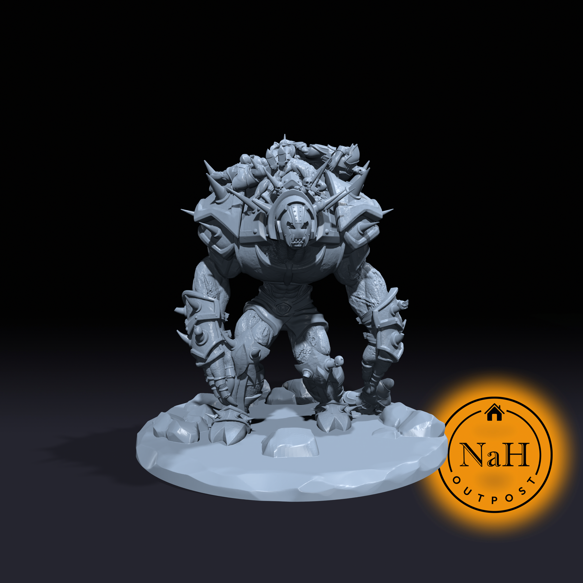 Morgrim the Impaler | Cadaver Collector | Construct Miniature for Tabletop games like D&D and War Gaming