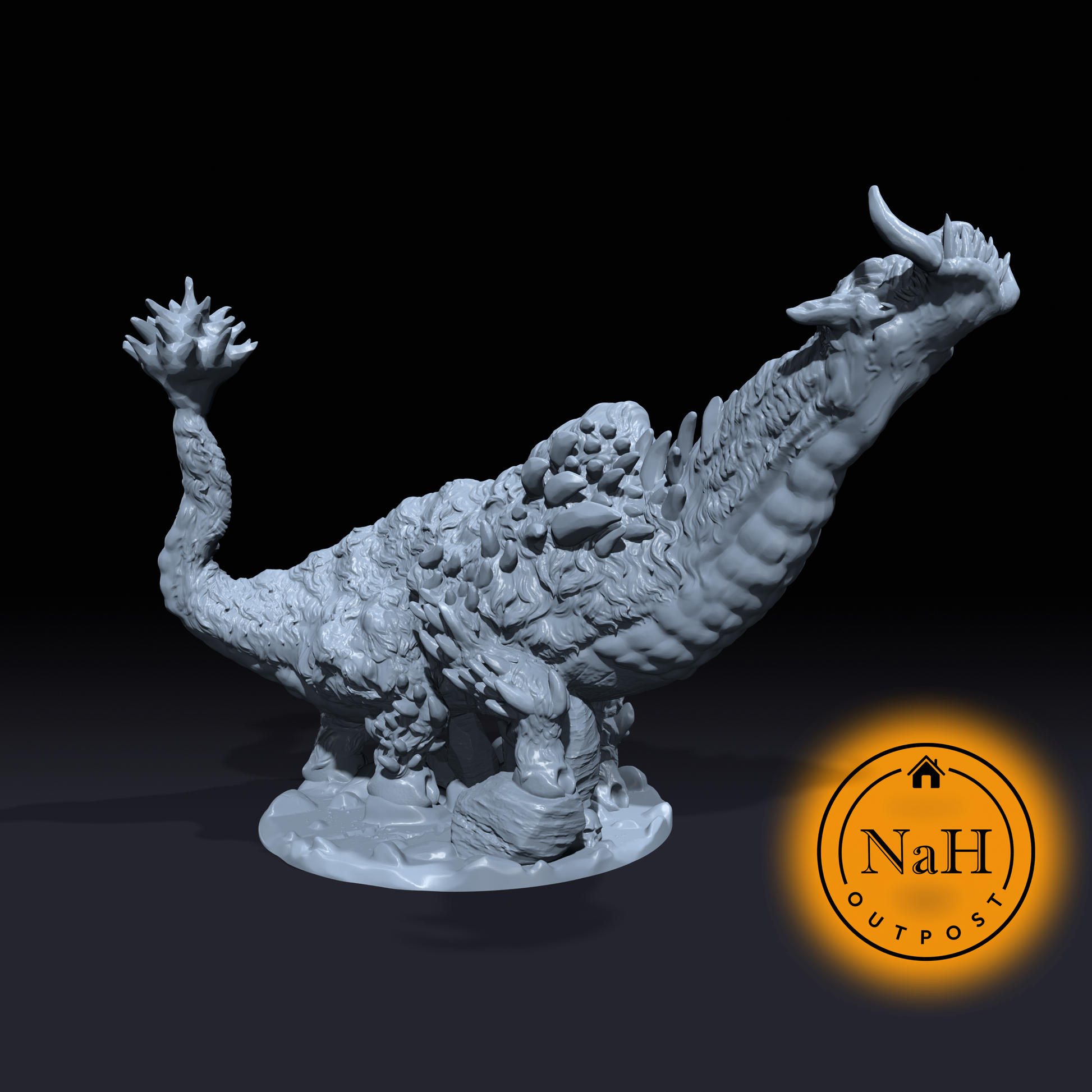 Gloomtusk the Mire Walker | Catoblepas | Catoplebas | Miniature for Tabletop games like D&D and War Gaming