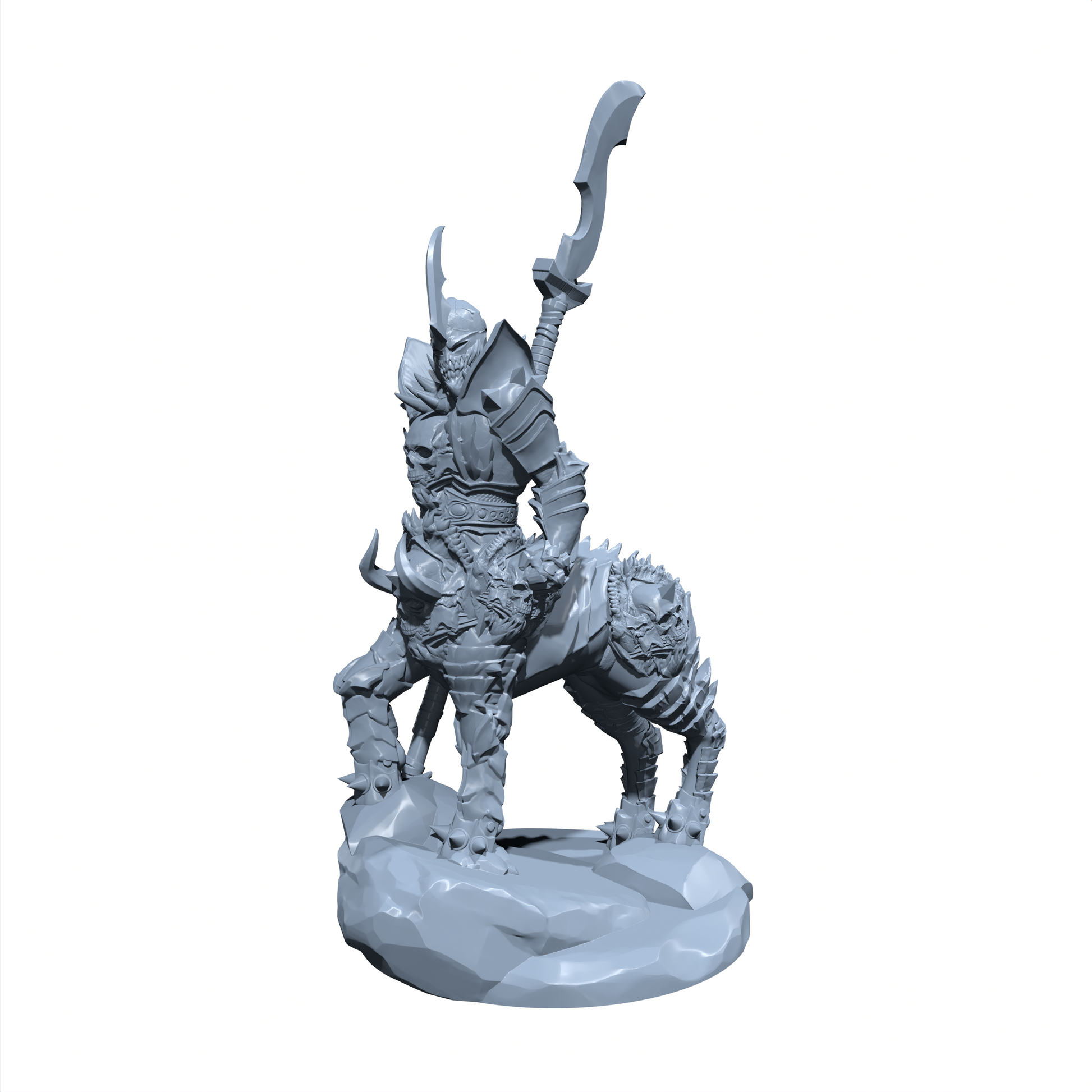 Ironhoof the Dreaded | Centaur Deathknight | Undead miniature for Tabletop games like D&D and War Gaming