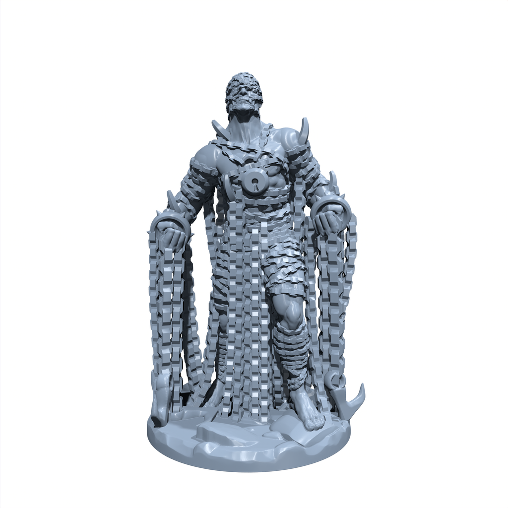 Ironbind the Chainmaster | Chain Devil | Fiend Miniature for Tabletop games like D&D and War Gaming