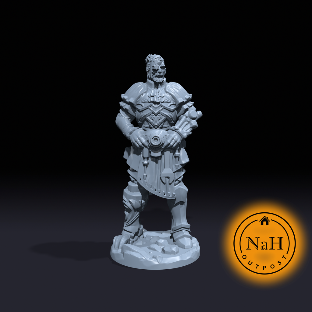 Aeon Tinkerbrand, the Chrono-Smith | Human Artificer | Clockmaster | Miniature for Tabletop games like D&D and War Gaming