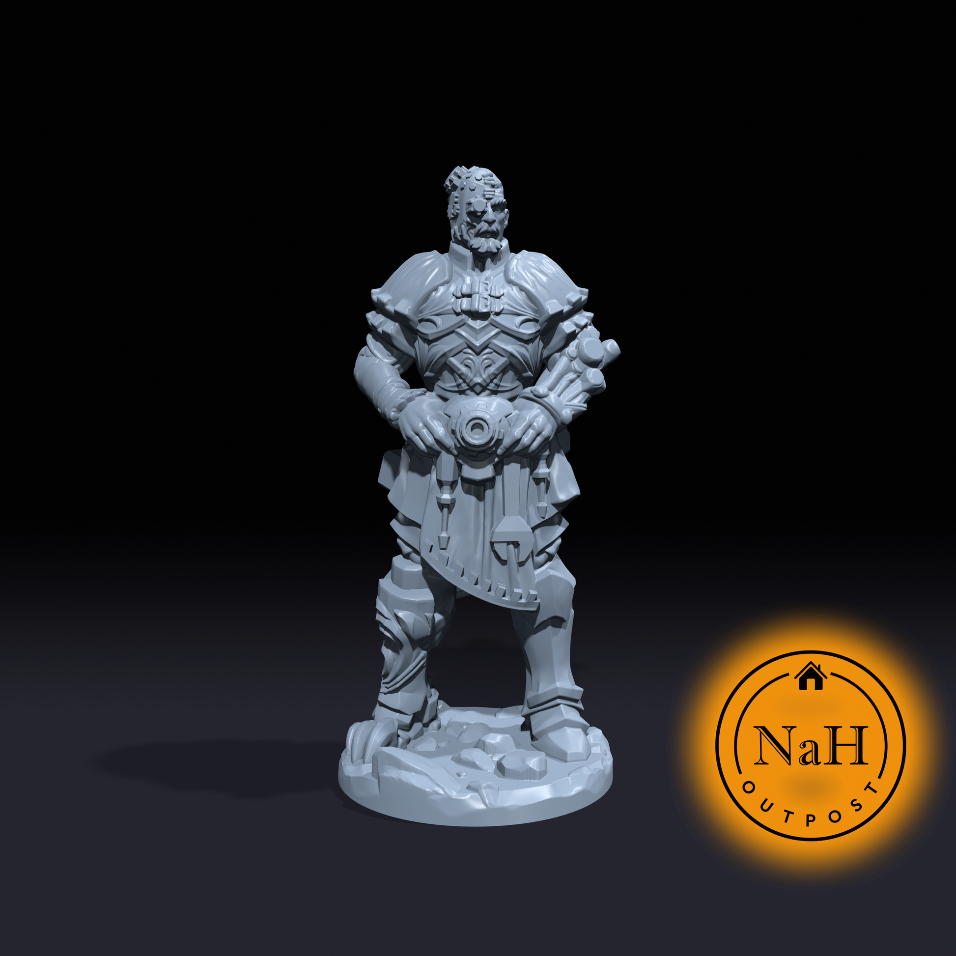 Aeon Tinkerbrand, the Chrono-Smith | Human Artificer | Clockmaster | Miniature for Tabletop games like D&D and War Gaming