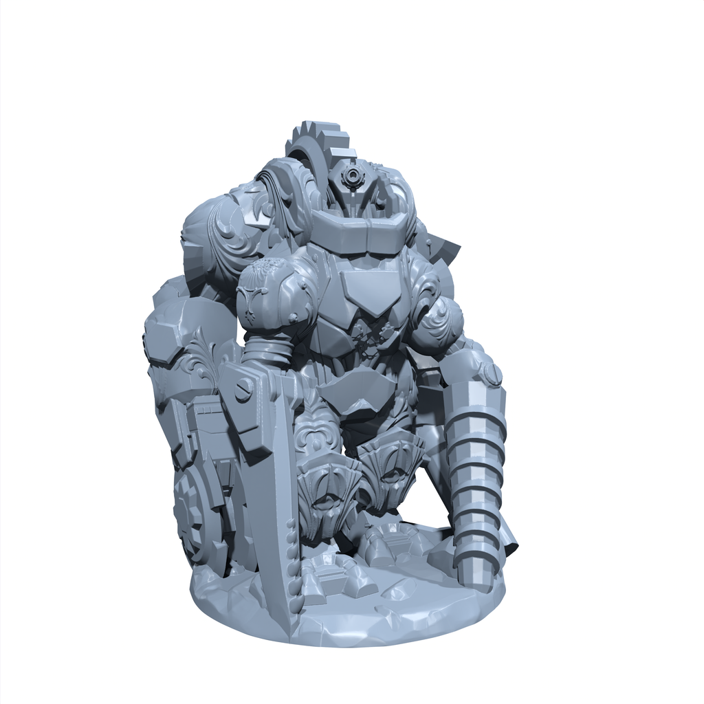 Ironcald the Battlebuilt Goliath | Clockwork Goliath | Marut Miniature for Tabletop games like D&D and War Gaming