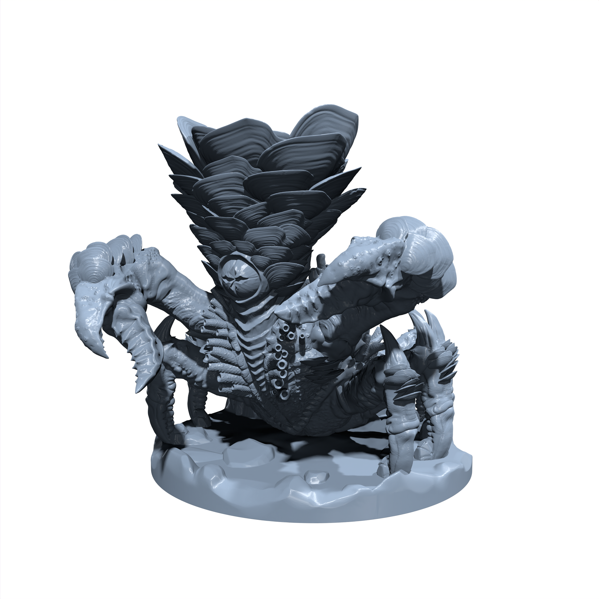 Reefclaw the Tidecaller | Coral Elemental |  Coral Reef Golem | Earth and Water Elemental Miniature for Tabletop games like D&D 5e and TTRPG  War Gaming