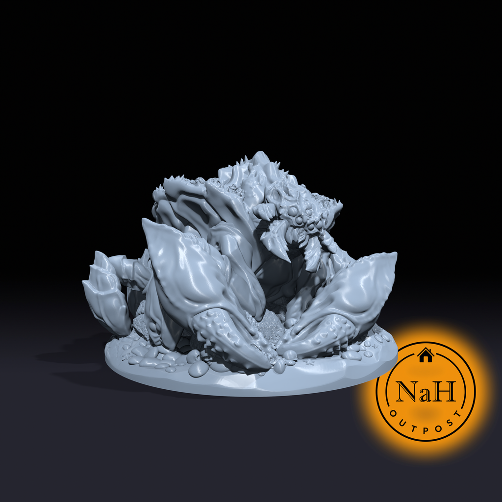 Carrion Claw the Defiler | Corpse Crab | Miniature for Tabletop games like D&D and War Gaming