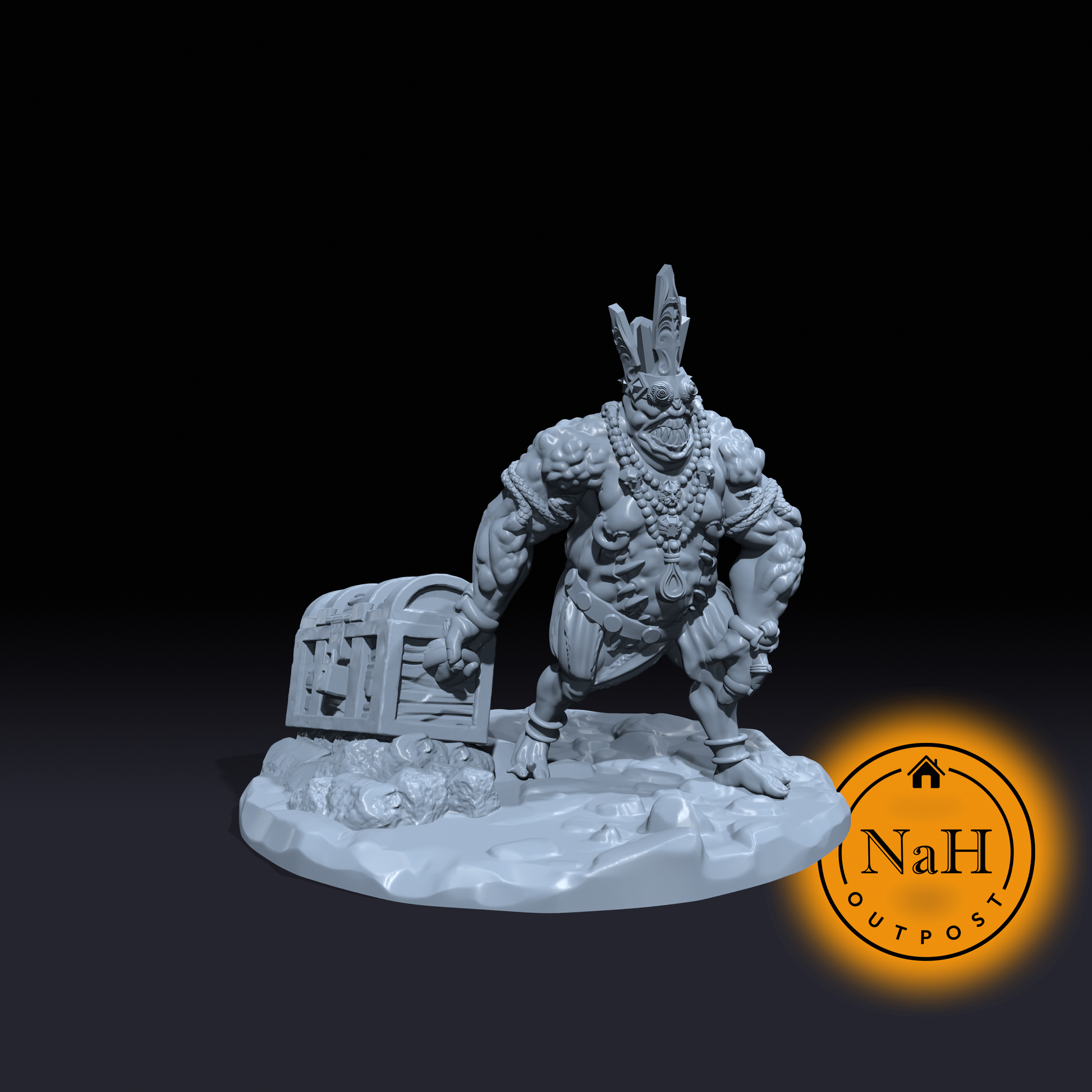 Glimmergore, the Avaricious | Corrupted Baron | Devil Dealer | Fiend Miniature for Tabletop games like D&D 5e and TTRPG  War Gaming