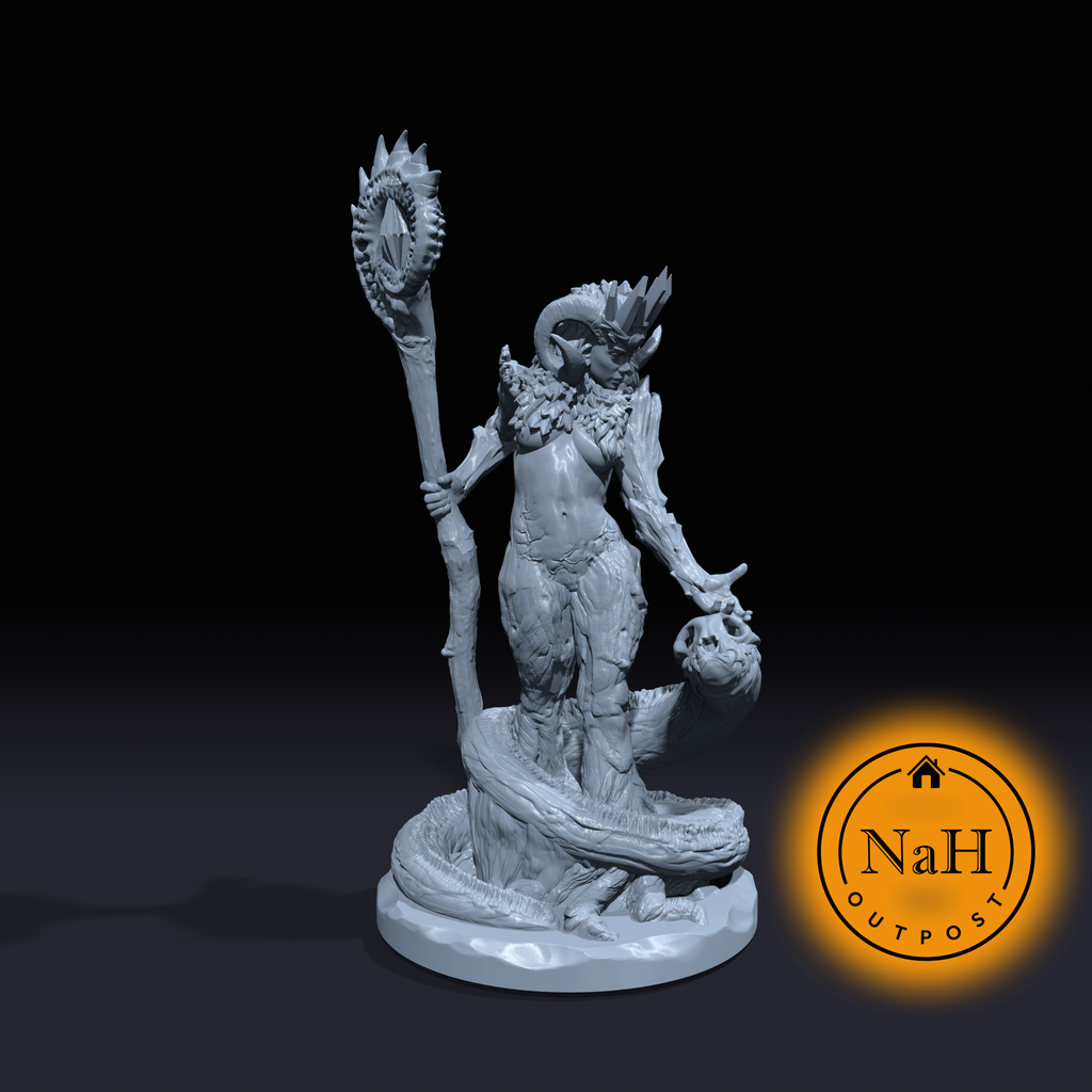 Silvafang, the Blighted Sentinel | Corrupted Dryad | Forest Fiend miniature for Tabletop games like D&D and War Gaming