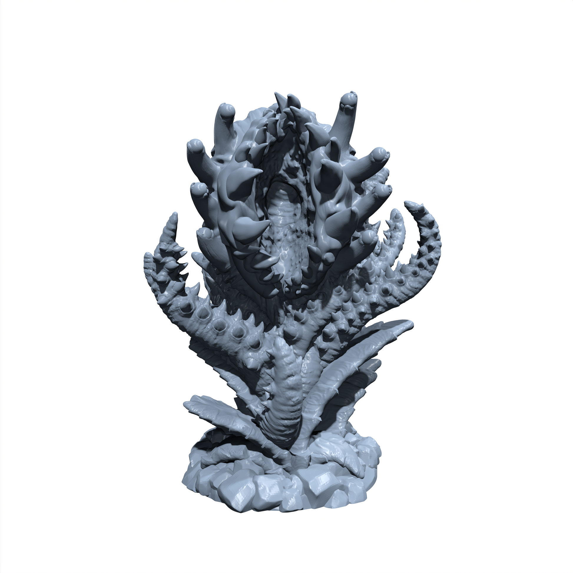 Snarebloom | Mantrap | Corrupted Fly Plant Miniature for Tabletop games like D&D and War Gaming