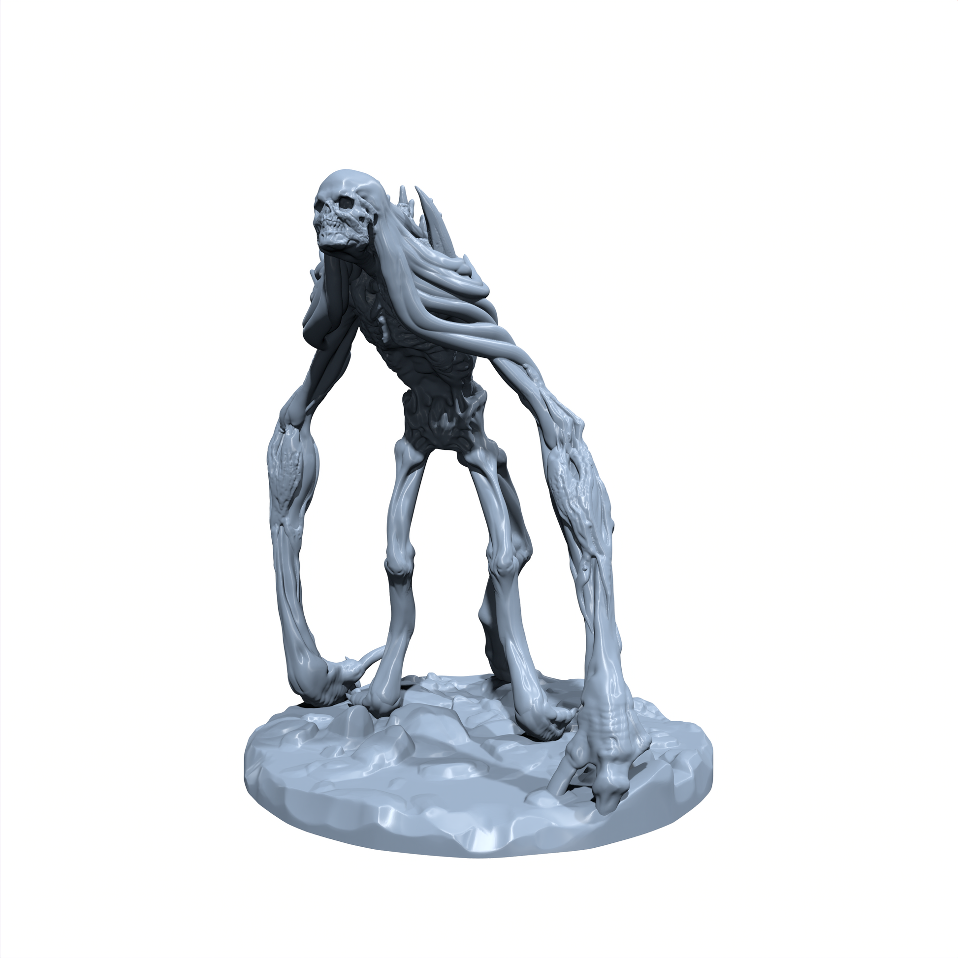 Gristle Longshank, the Shrouded Giant | Crookghast | Undead Terror | Skeleton Miniature for Tabletop games like D&D 5e and TTRPG  War Gaming