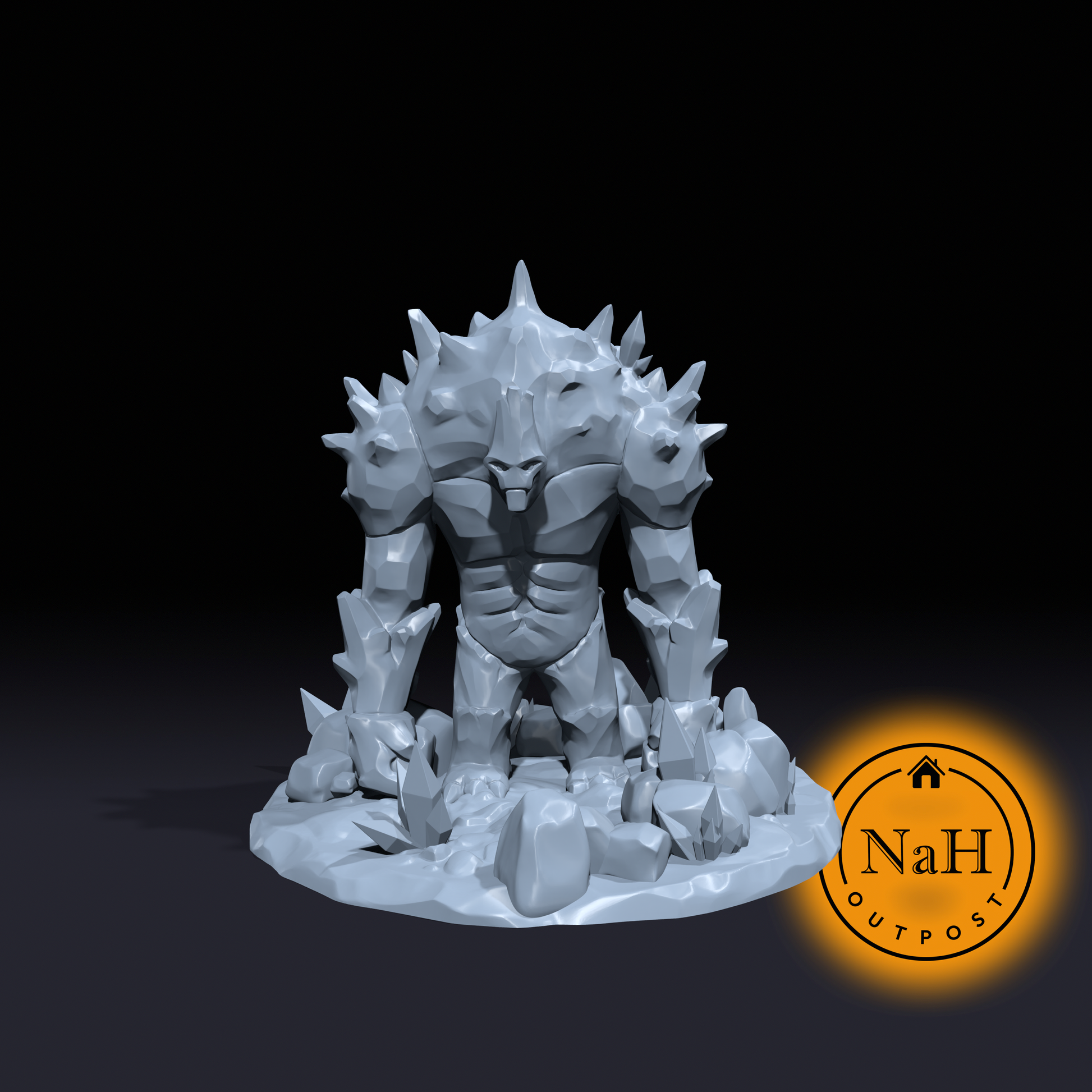 Crystallon the Shardbearer | Miniature for Tabletop games like D&D and War Gaming