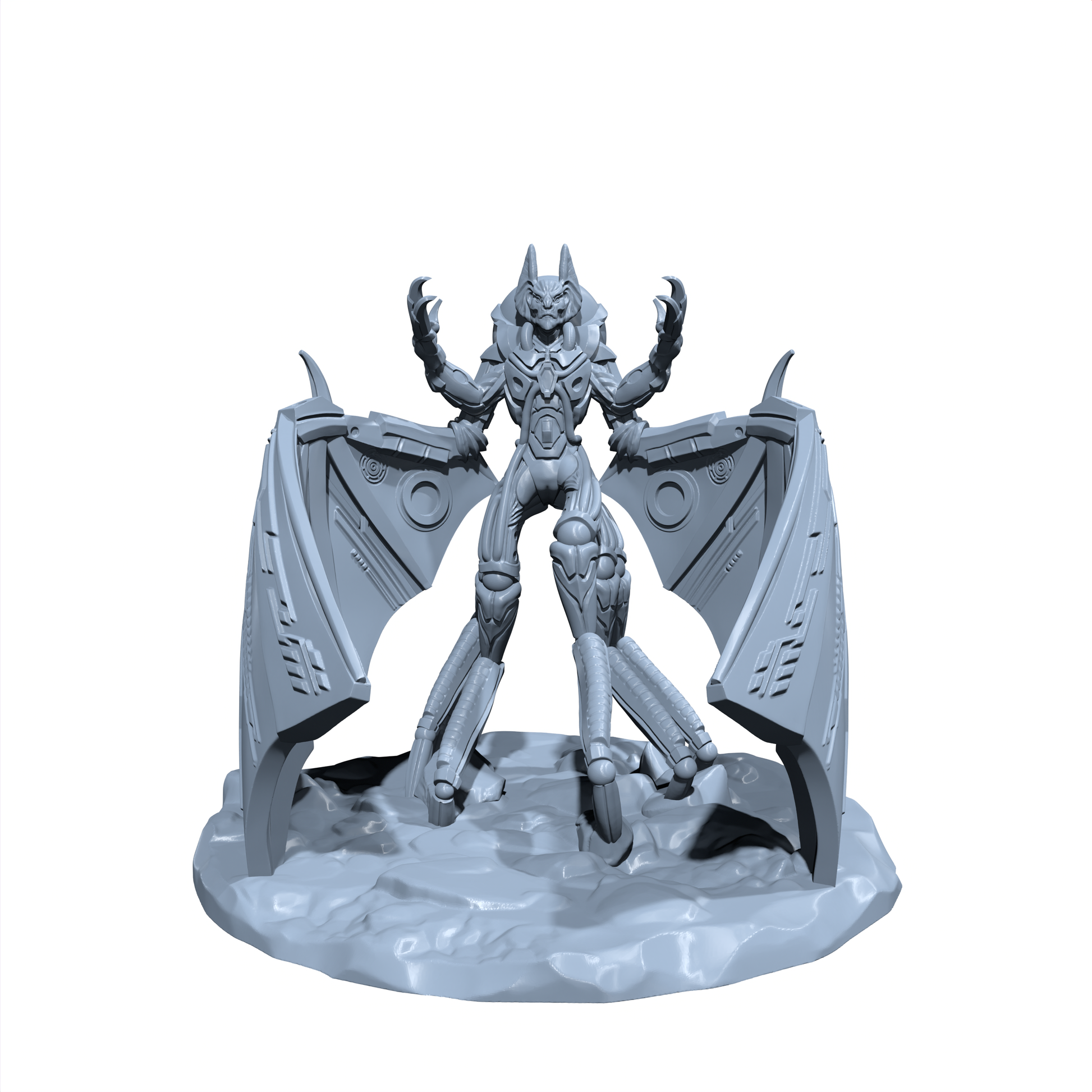 Clockhart the Vein-Drinker | Cyber-Vamp | Clockwork Vampire | Miniature for Tabletop games like D&D 5e and TTRPG  War Gaming
