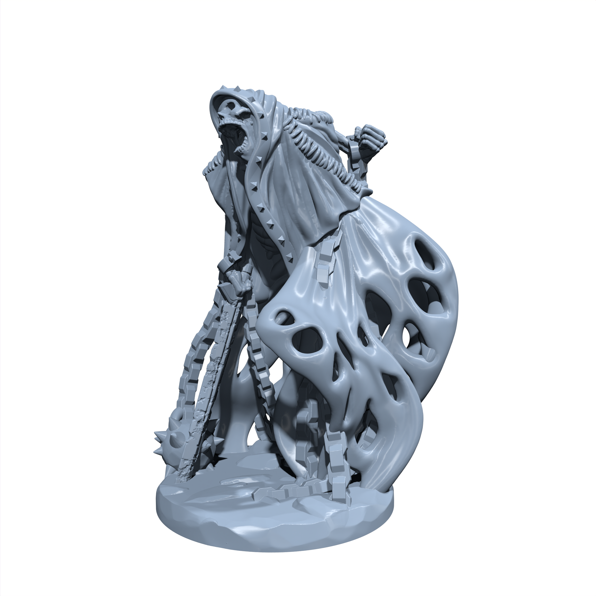 Shacklegeist the Tormented | Dark Haunt Undead | Miniature for Tabletop games like D&D and War Gaming