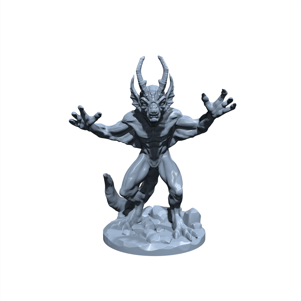 Malix, the Shadow Mischief | Quasit | Darkspell Imp | Miniature for Tabletop games like D&D and War Gaming