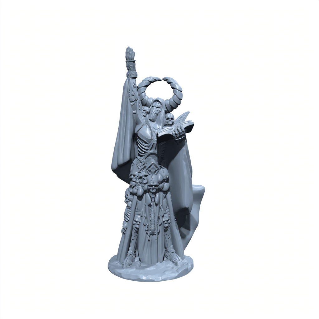 Morbith the Voidcaller Deadmancer | Necromancer | Miniature for Tabletop games like D&D 5e and TTRPG War Gaming