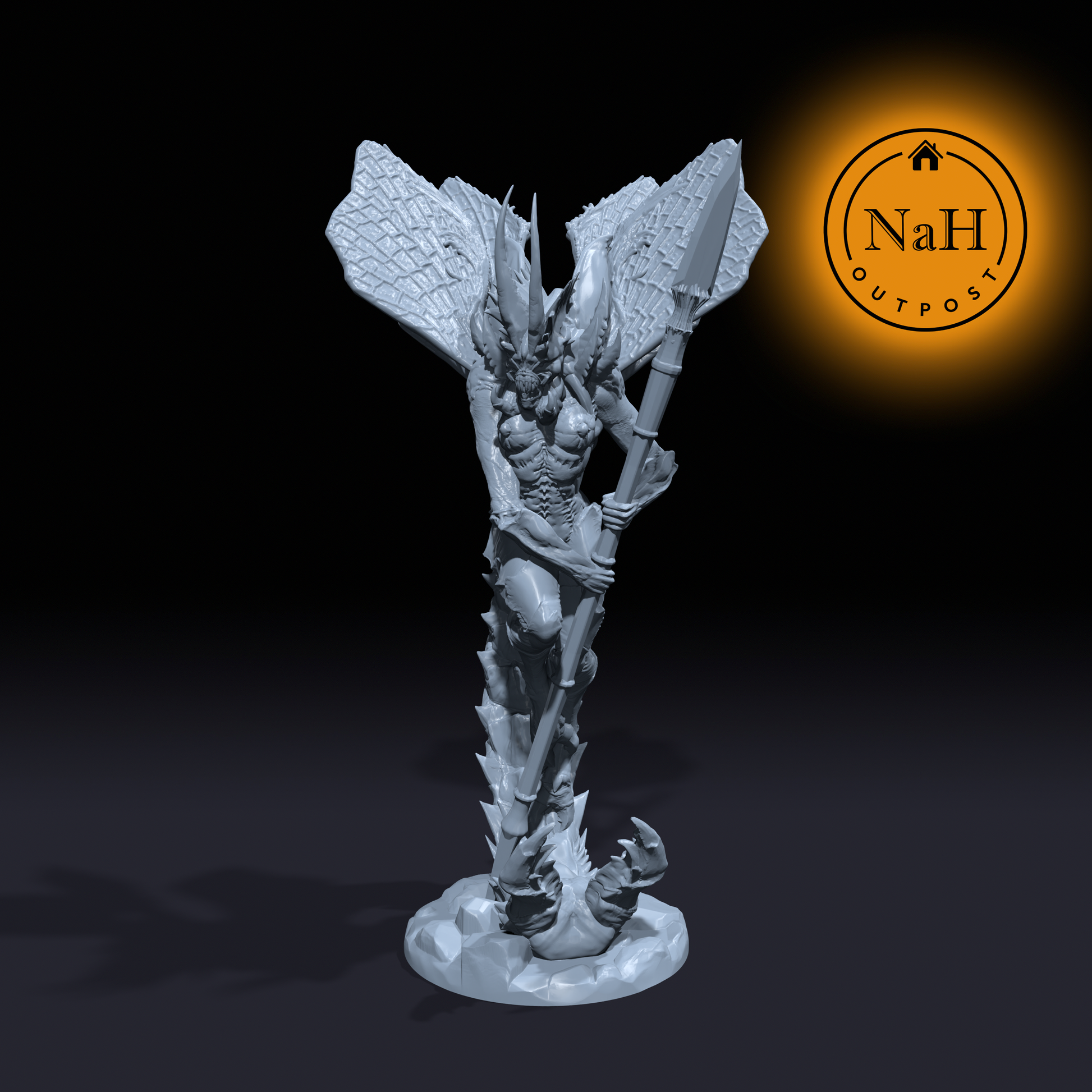 Skirix the Dune Matriarch | Desert Swarm Queen | Miniature for Tabletop games like D&D and War Gaming