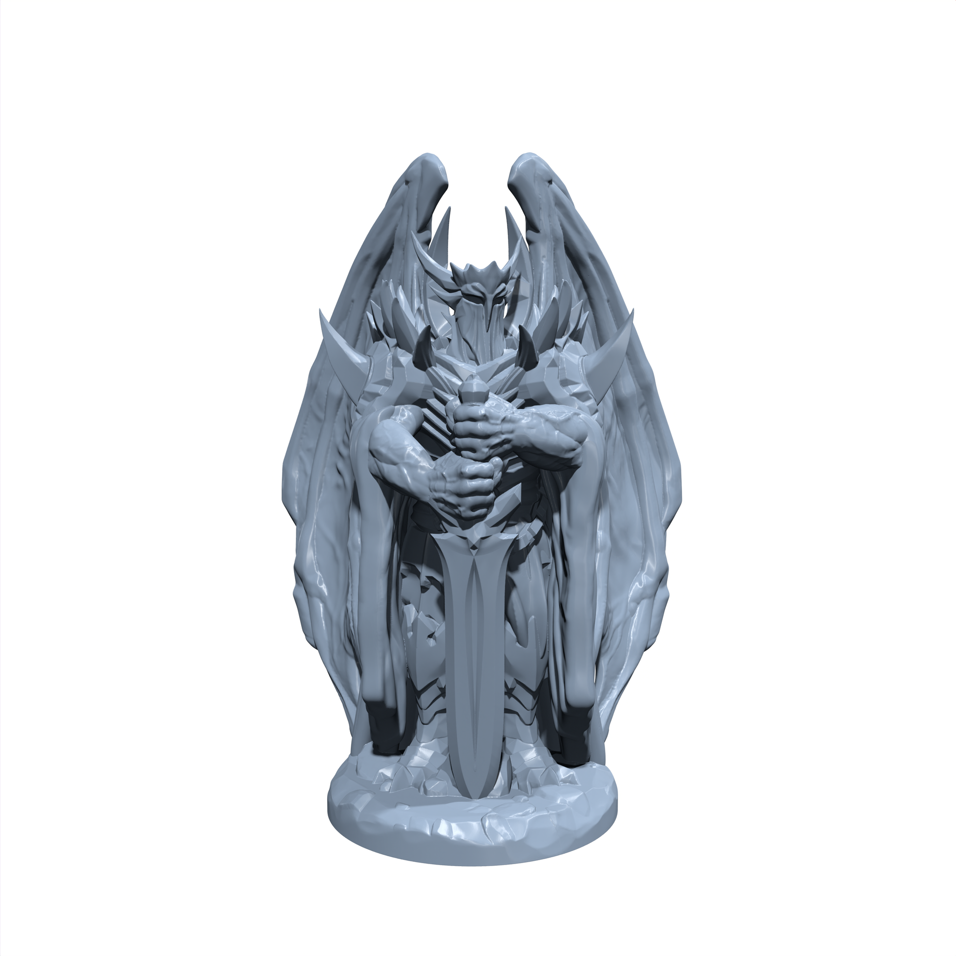 Gathorax, Blade of the Abyss | Infernal Knight | Devil | Devil Knight | Miniature for Tabletop games like D&D and War Gaming