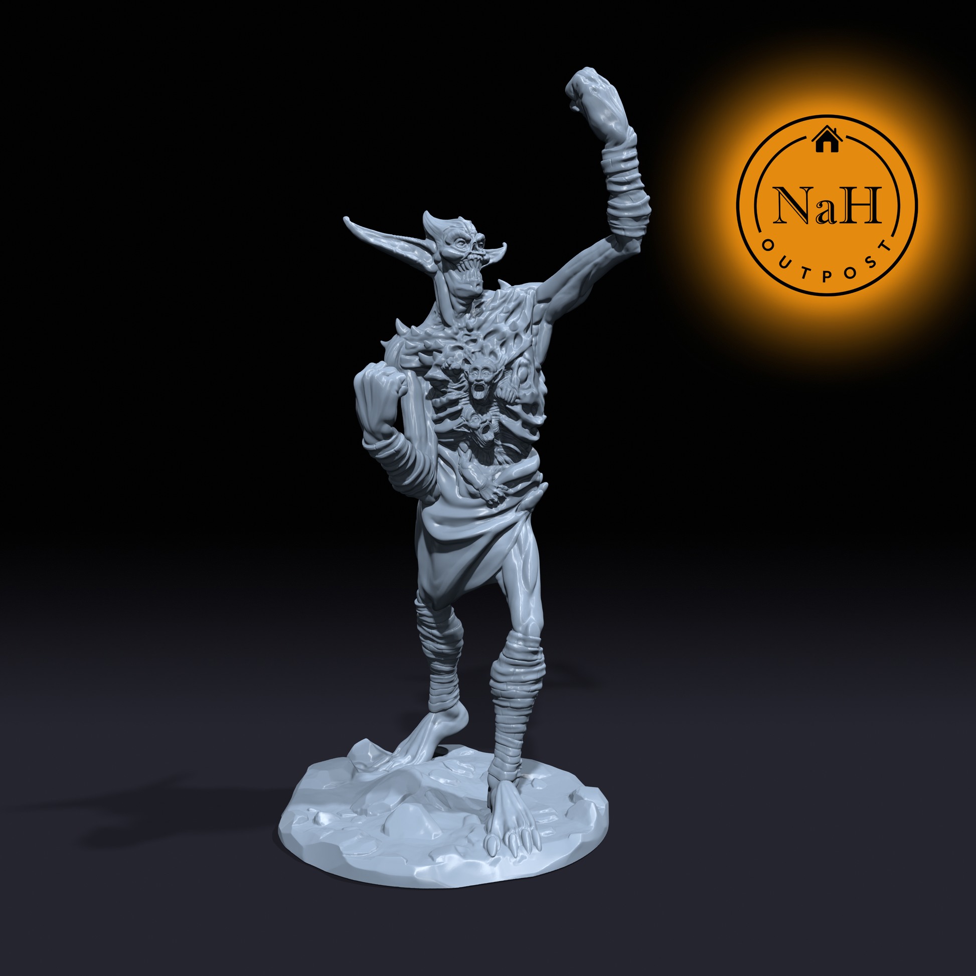 Vorunthar the Soulthirster | Devourer | Devouring Slaver | Miniature for Tabletop games like D&D and War Gaming