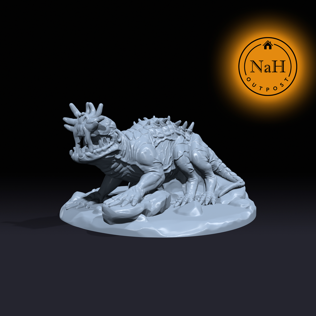 Burrowbane | Dire Mole | Monstrosity Miniature for Tabletop games like D&D and War Gaming