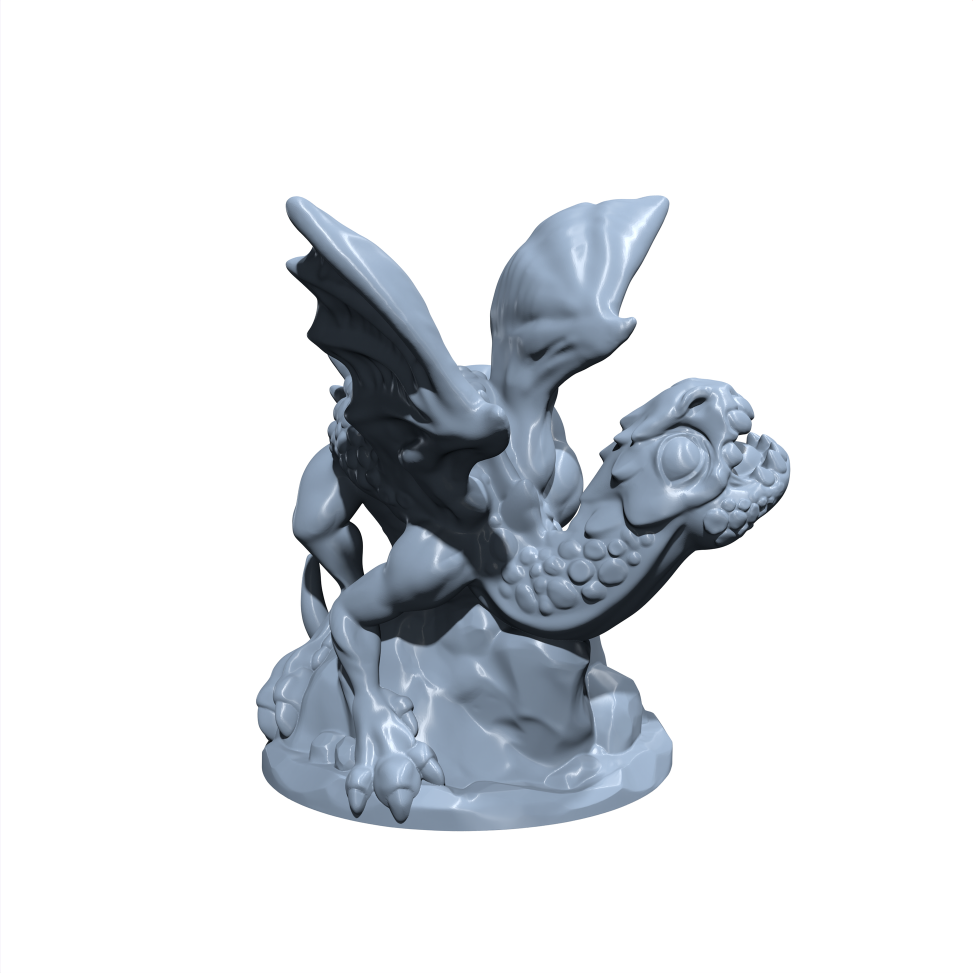 Pyrrhia, the Ember Whelp | Dragon Wyrmling | Dragonling | Miniature for Tabletop games like D&D and War Gaming