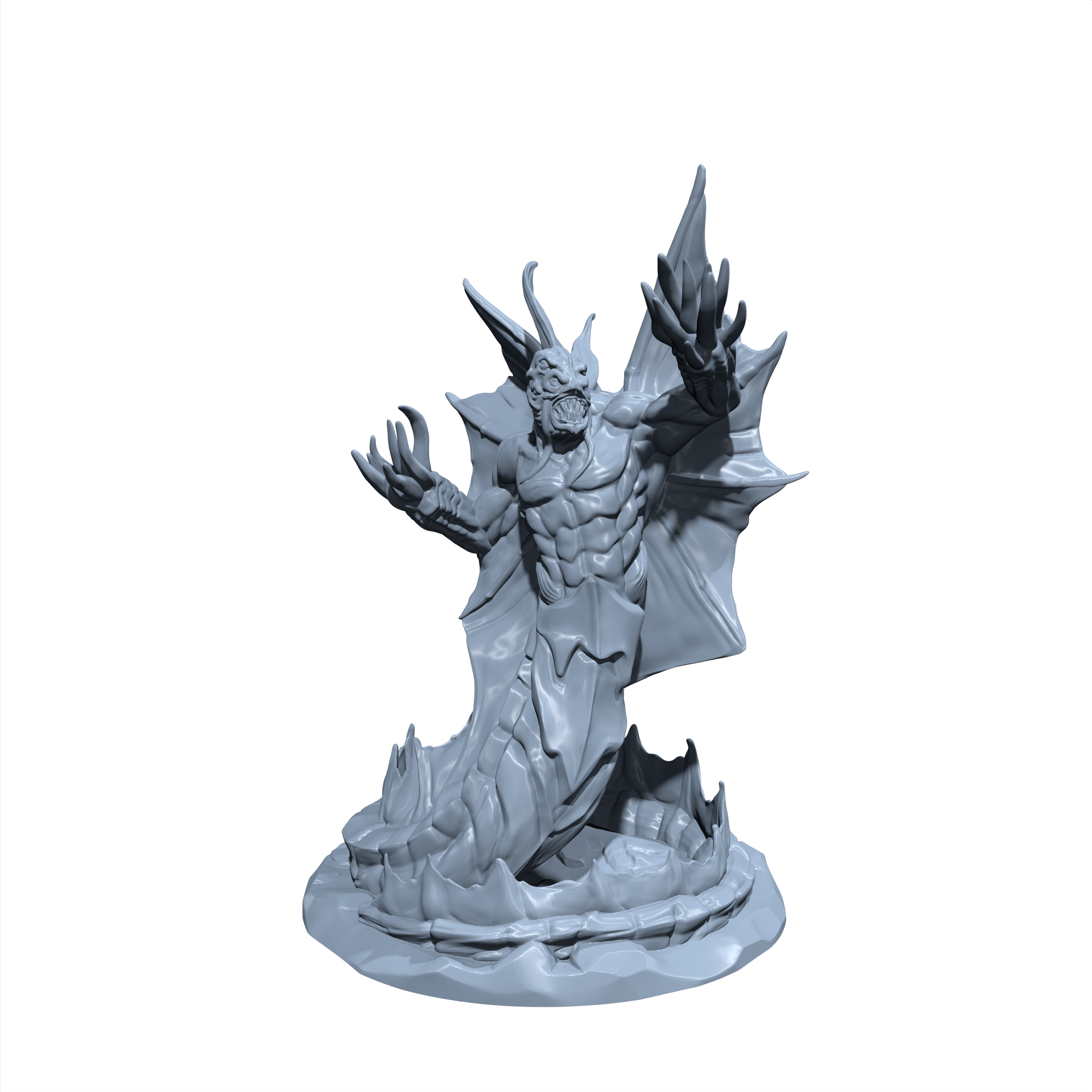 Serpenox, the Brine Bane | Drowning Devil Sarglagon | Drown Fiend | Miniature for Tabletop games like D&D and War Gaming