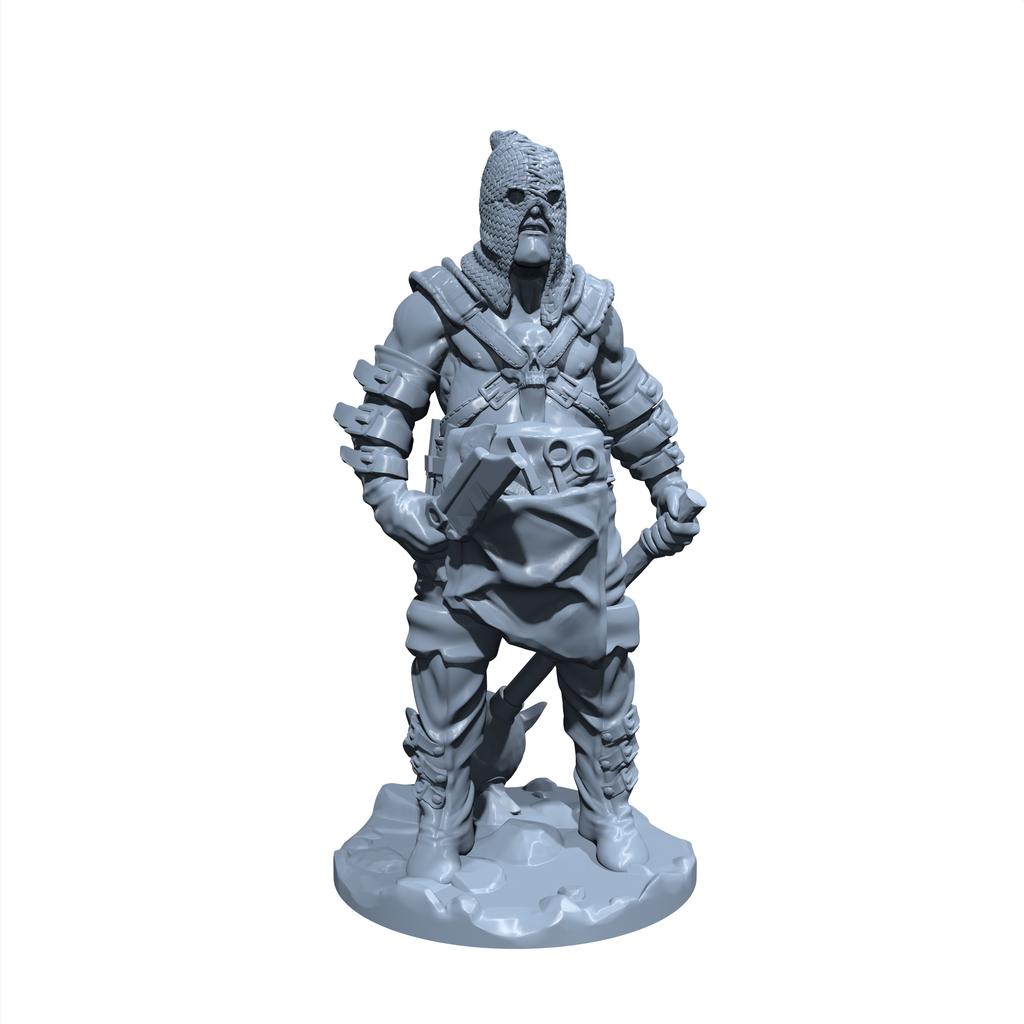 Morkar, the Iron Torturer | Jailer | Dungeon Keeper | Miniature for Tabletop games like D&D and War Gaming