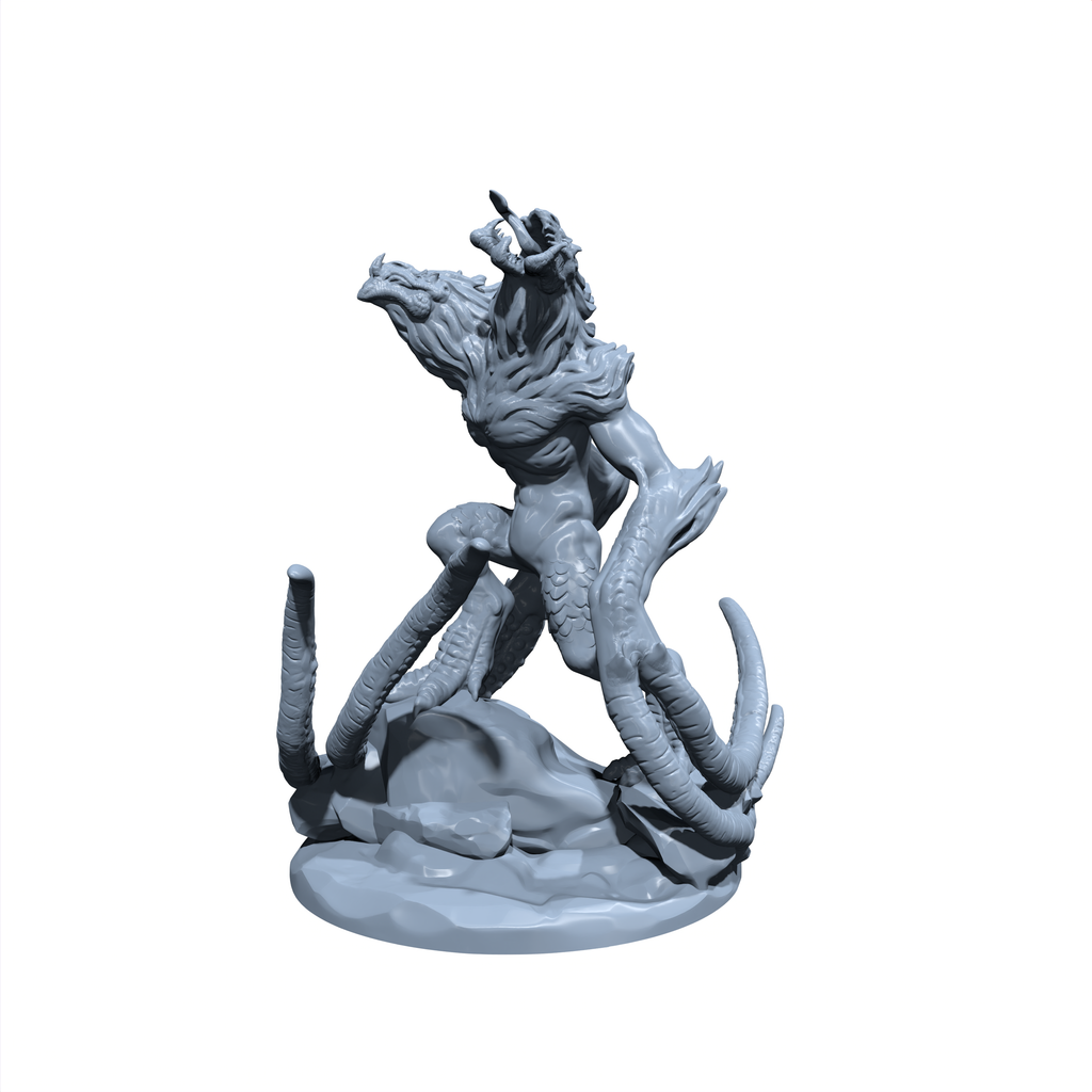 Malgoth the Doombringer | Demogorgon | Duo Daemon | Fiend Miniature for Tabletop games like D&D and War Gaming