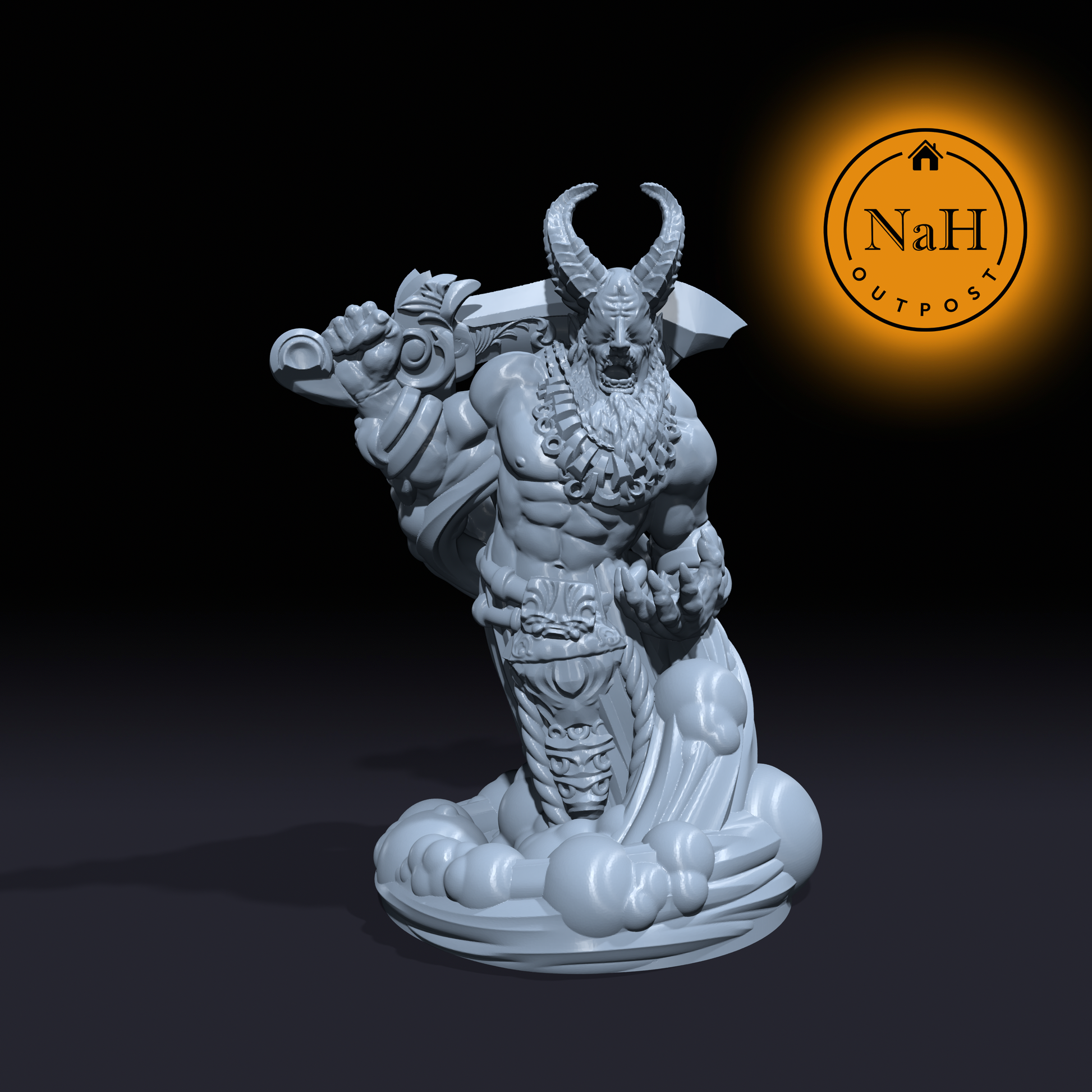Zafirah, the Flame of the South | Genie, Efreeti | Efreet | Miniature for Tabletop games like D&D and War Gaming