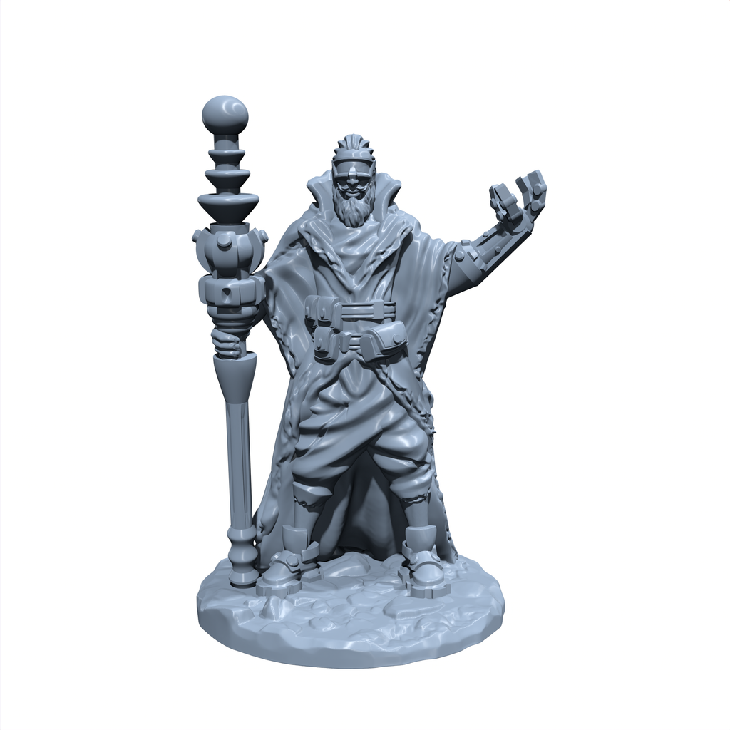 Zaxon Volt, the Arcane Artificer | Electric Wizard for Tabletop games like D&D and War Gaming