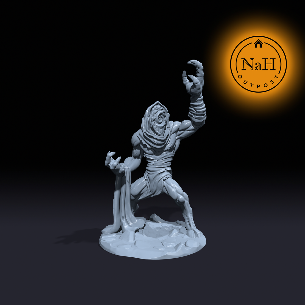 Nethersight, the Eyebeast Marauder | Aghash Div | Evil Eye Curser | Miniature for Tabletop games like D&D and War Gaming