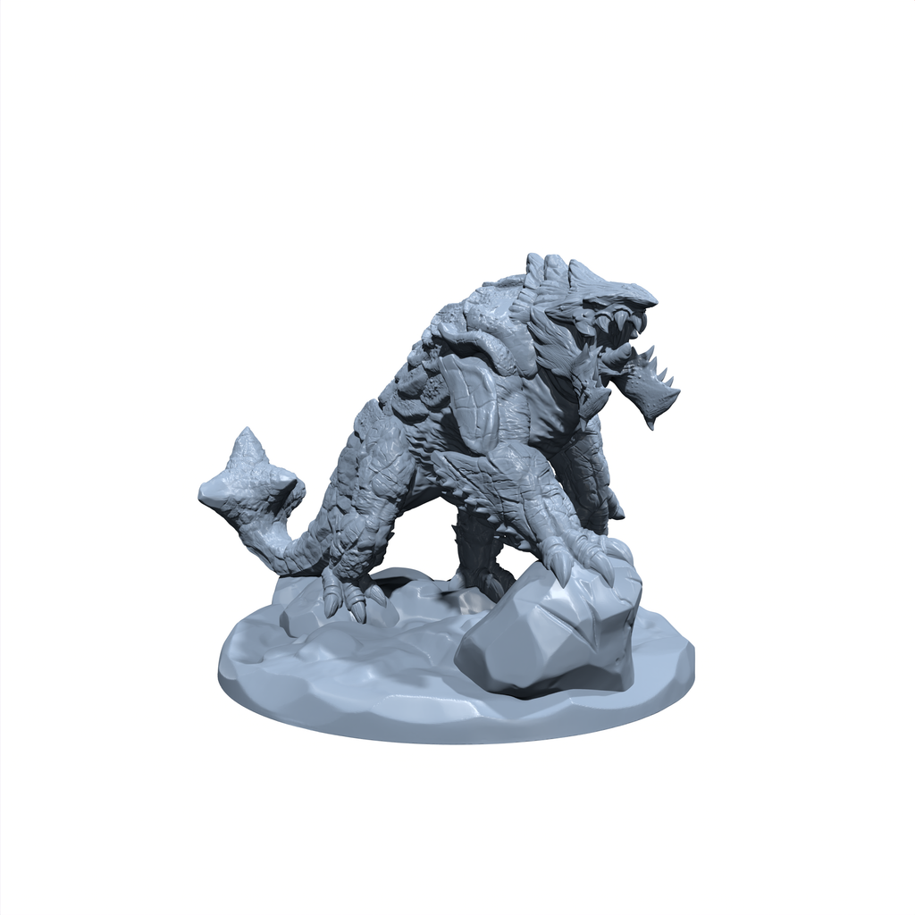 Gorgonax, the Earth Sunderer | Exodon | Alpha | Dire Bulette Miniature for Tabletop games like D&D 5e and TTRPG  War Gaming