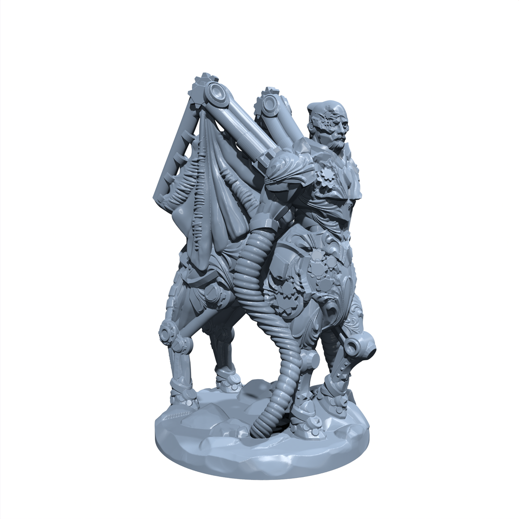 Alloyhoof, the Clockwork Centaur | Inevitable Zelekhut  | Extraplanar Centaurian | Miniature for Tabletop games like D&D and War Gaming