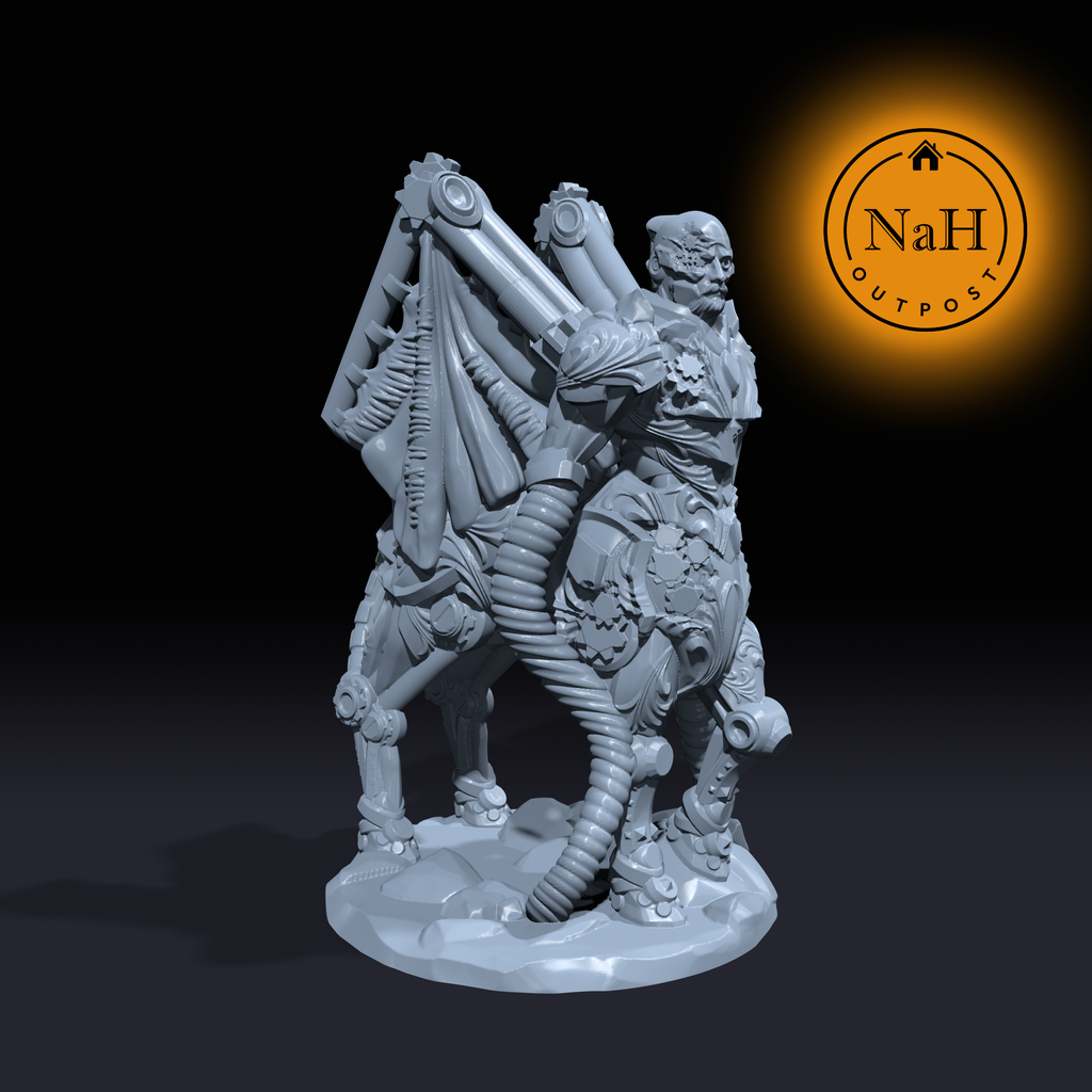 Alloyhoof, the Clockwork Centaur | Inevitable Zelekhut  | Extraplanar Centaurian | Miniature for Tabletop games like D&D and War Gaming