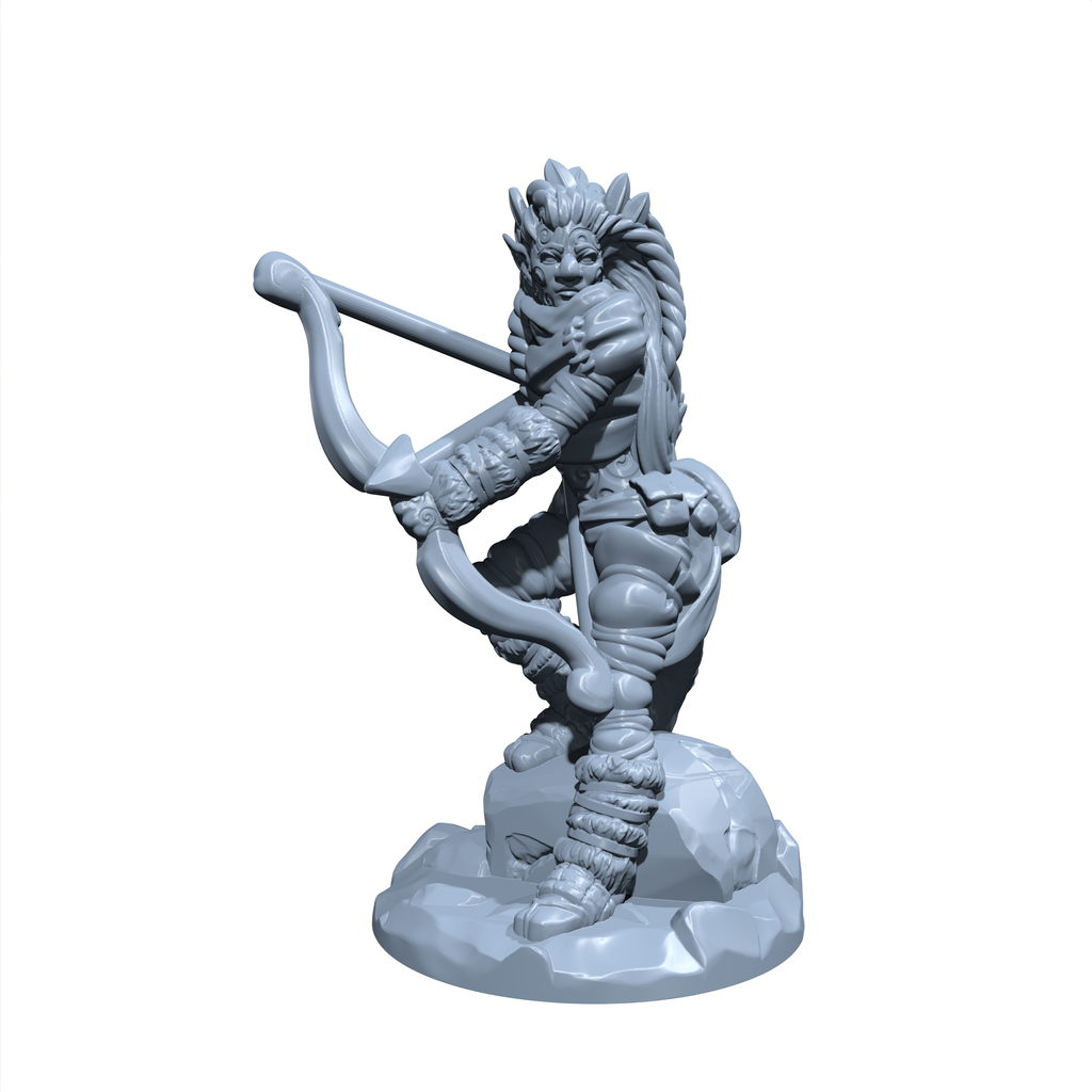 Lorien Windarrow, The Silent Tracker | Firbolg Female | Miniature for Tabletop games like D&D and War Gaming