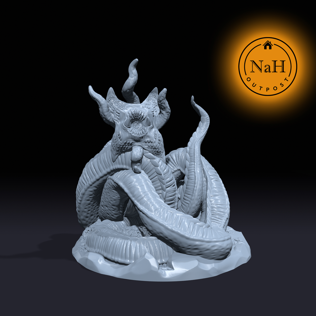 Neuroxis, the Brainweaver | Grick | Flay Worm | Miniature for Tabletop games like D&D and War Gaming