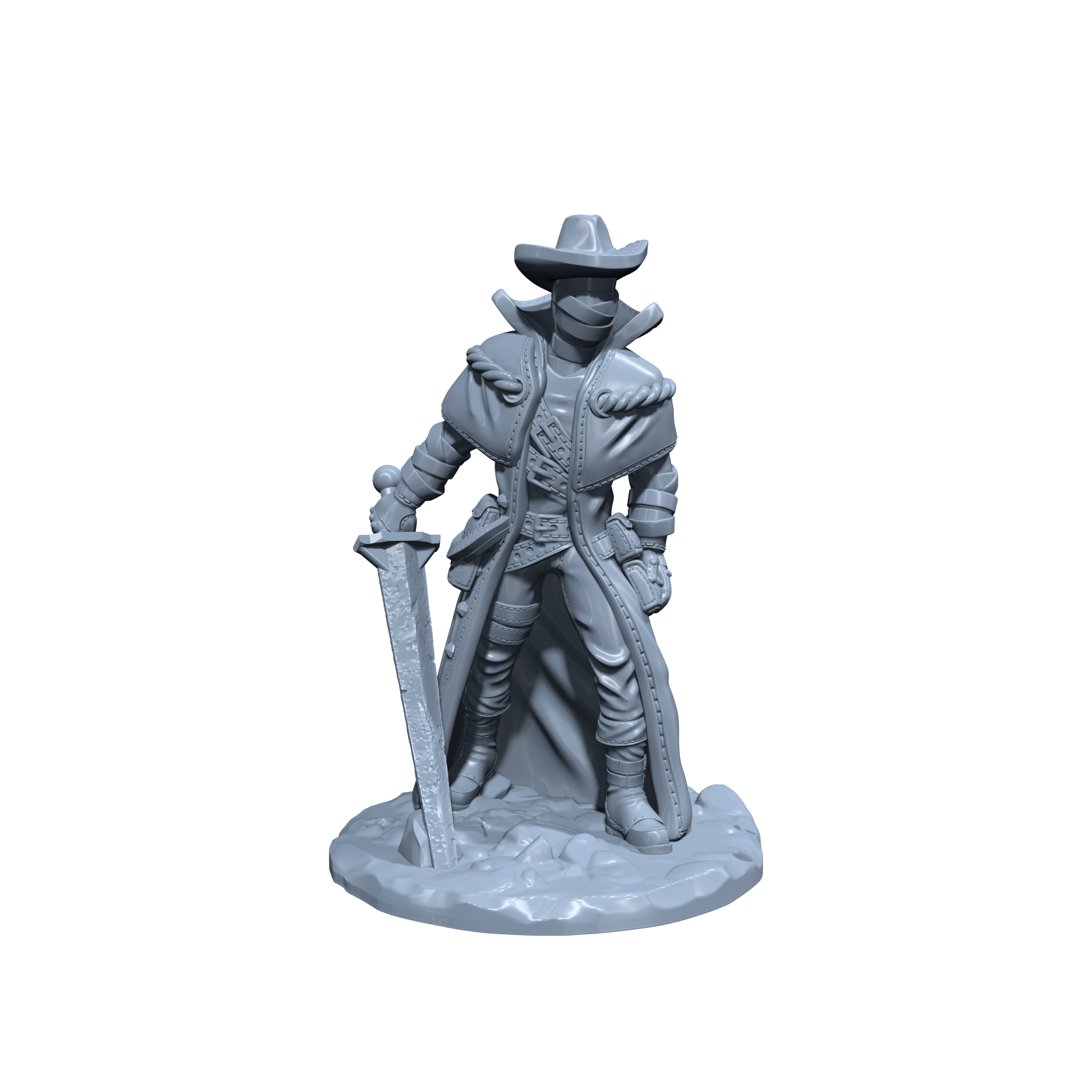 Bandarok, the Silent Stalker | Ghost Hunter | Undead Seeker | Blood Hunter Miniature for Tabletop games like D&D 5e and TTRPG War Gaming