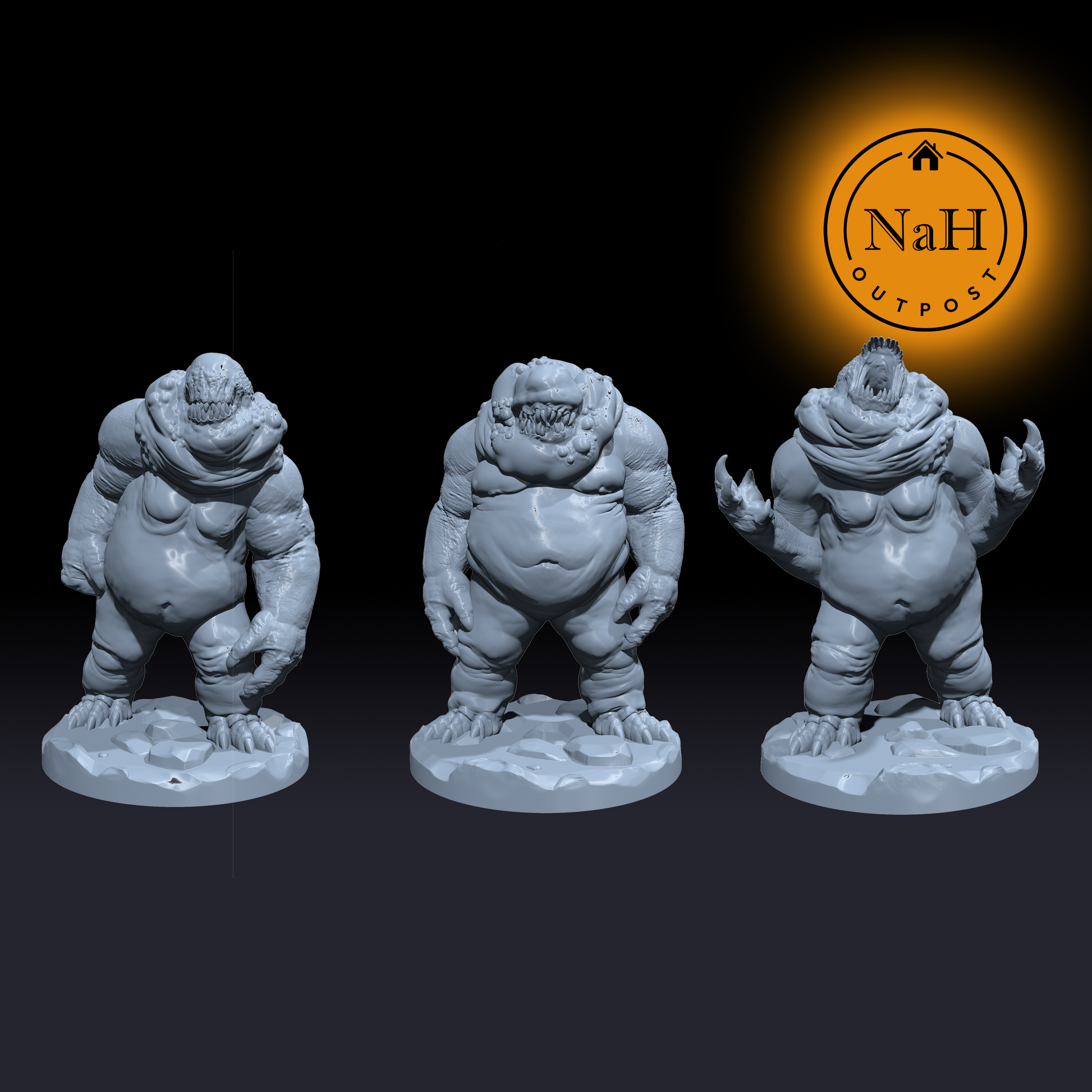 Flesh Feeder | Abyss Starved miniature for Tabletop games like D&D and War Gaming| Created by Rocket Pig Games | High Strength Resin