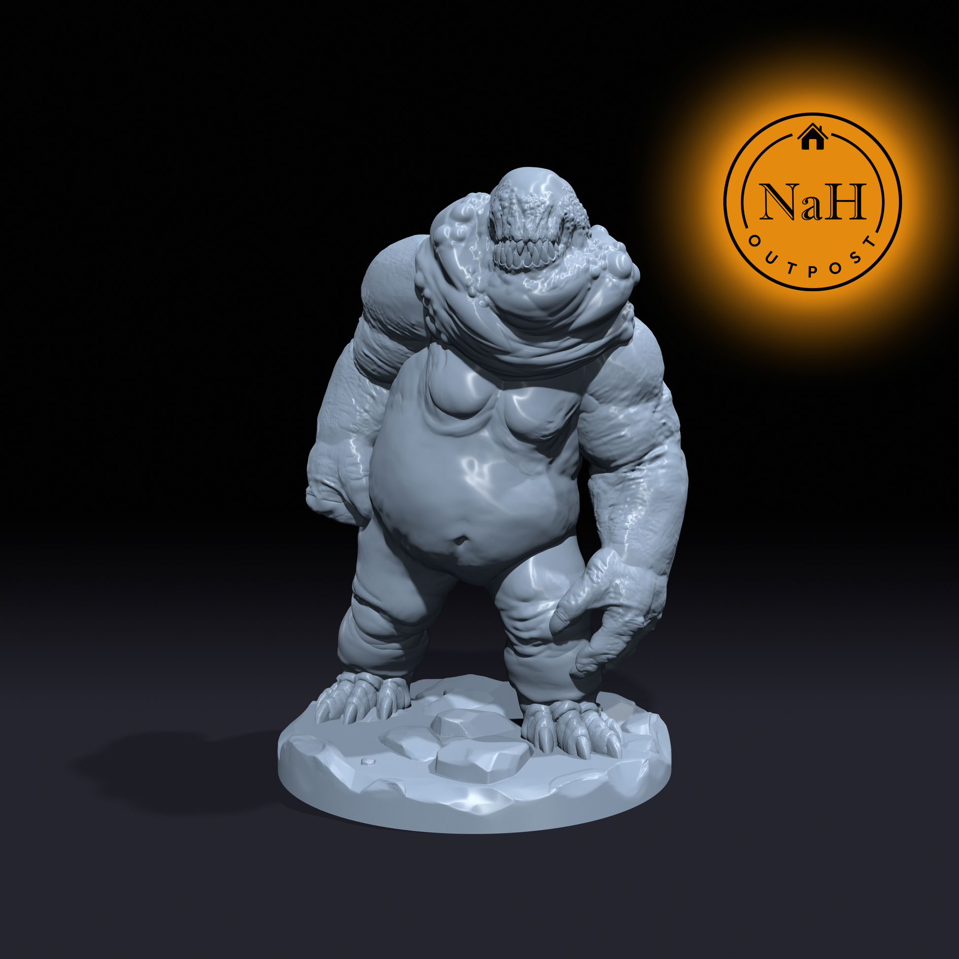 Flesh Feeder | Abyss Starved miniature for Tabletop games like D&D and War Gaming| Created by Rocket Pig Games | High Strength Resin