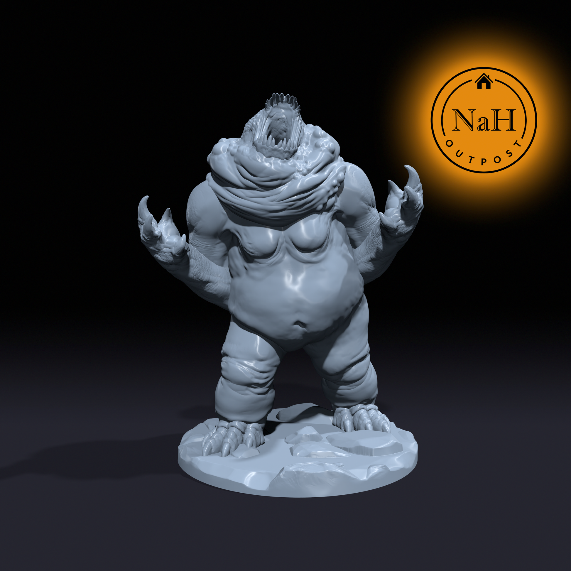 Flesh Feeder | Abyss Starved miniature for Tabletop games like D&D and War Gaming| Created by Rocket Pig Games | High Strength Resin