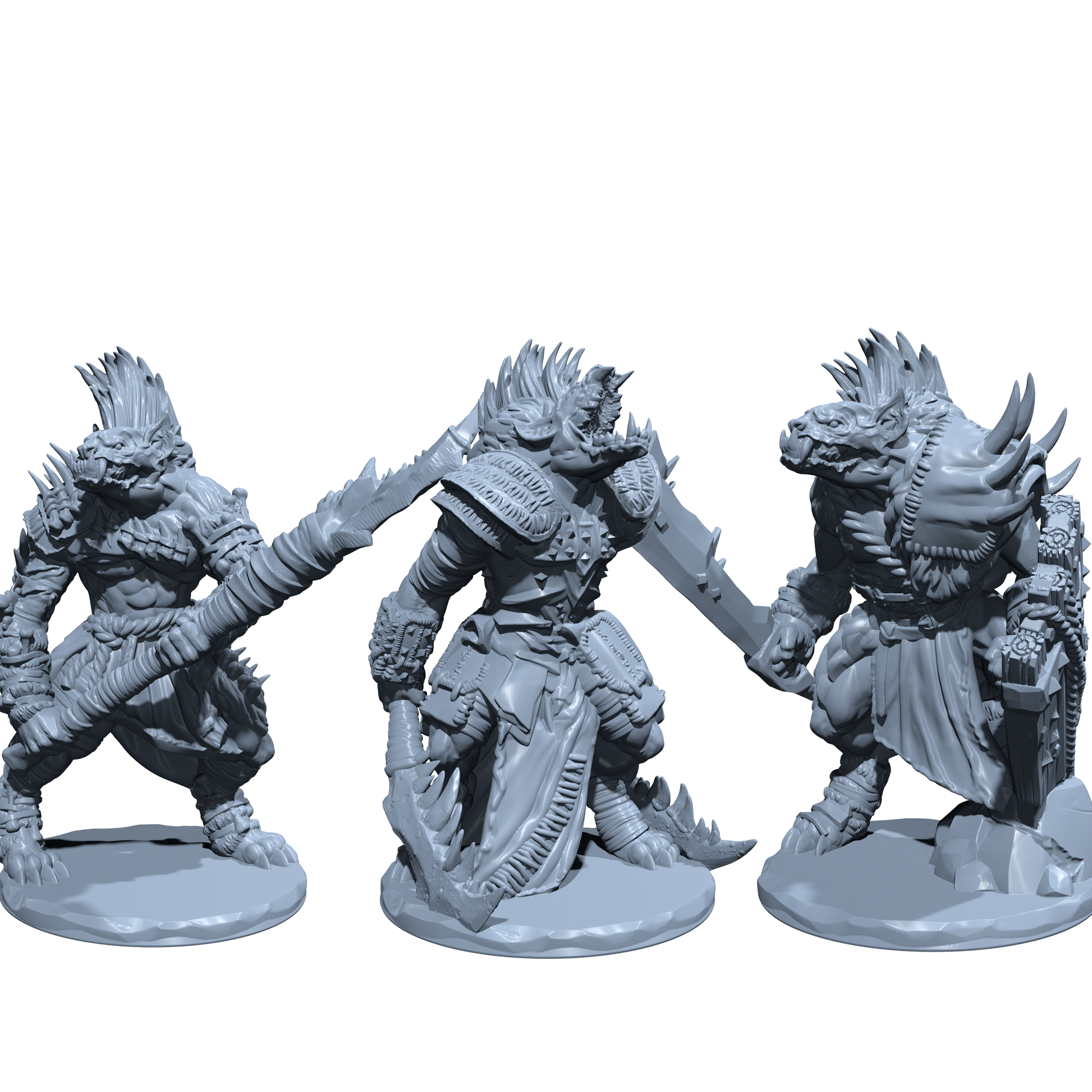 Scarsnout  | Tusklands Gnolls | Gnoll | Miniature for Tabletop games like D&D and War Gaming