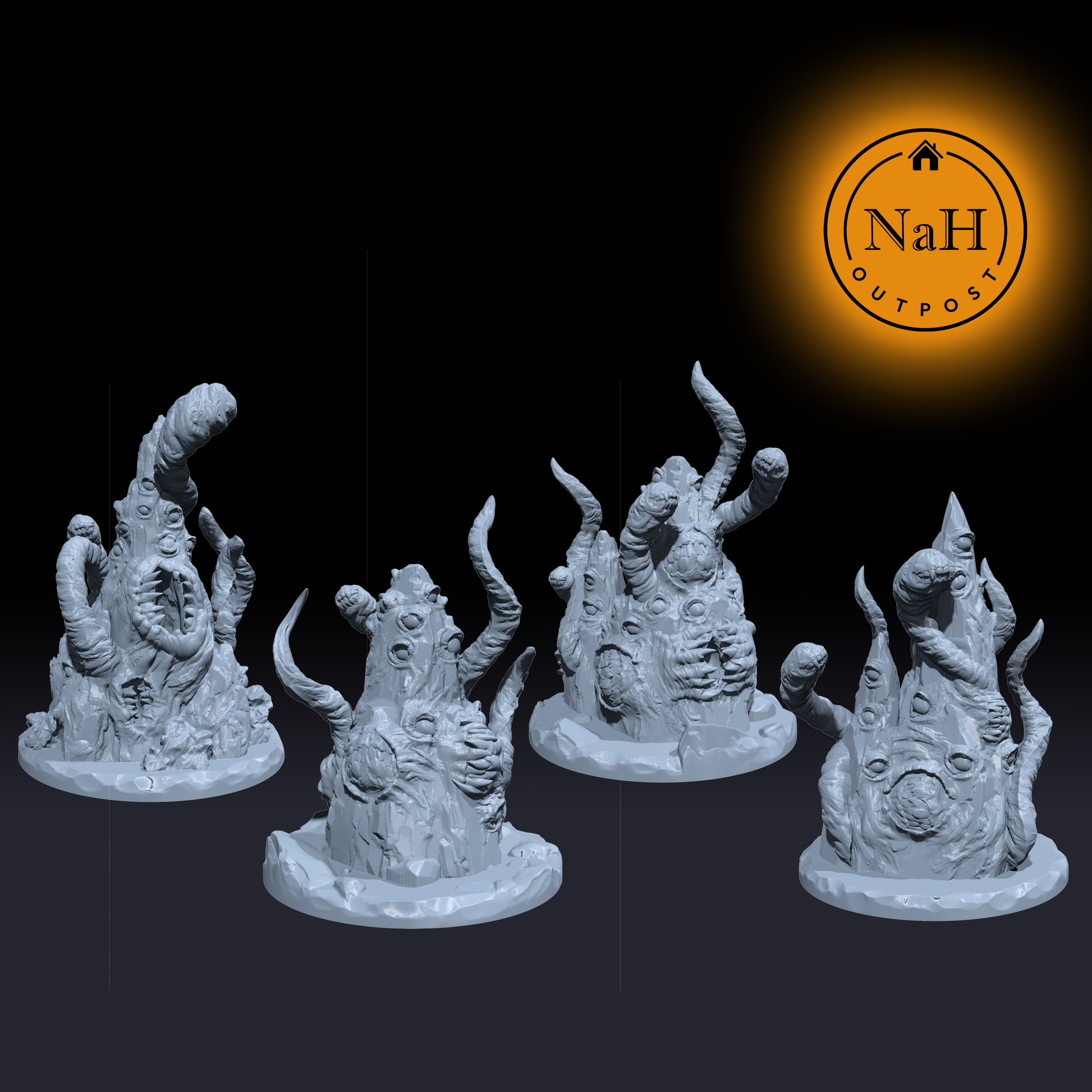 Fleshfuse Stalagmites | Roper | Miniature for Tabletop games like D&D and War Gaming
