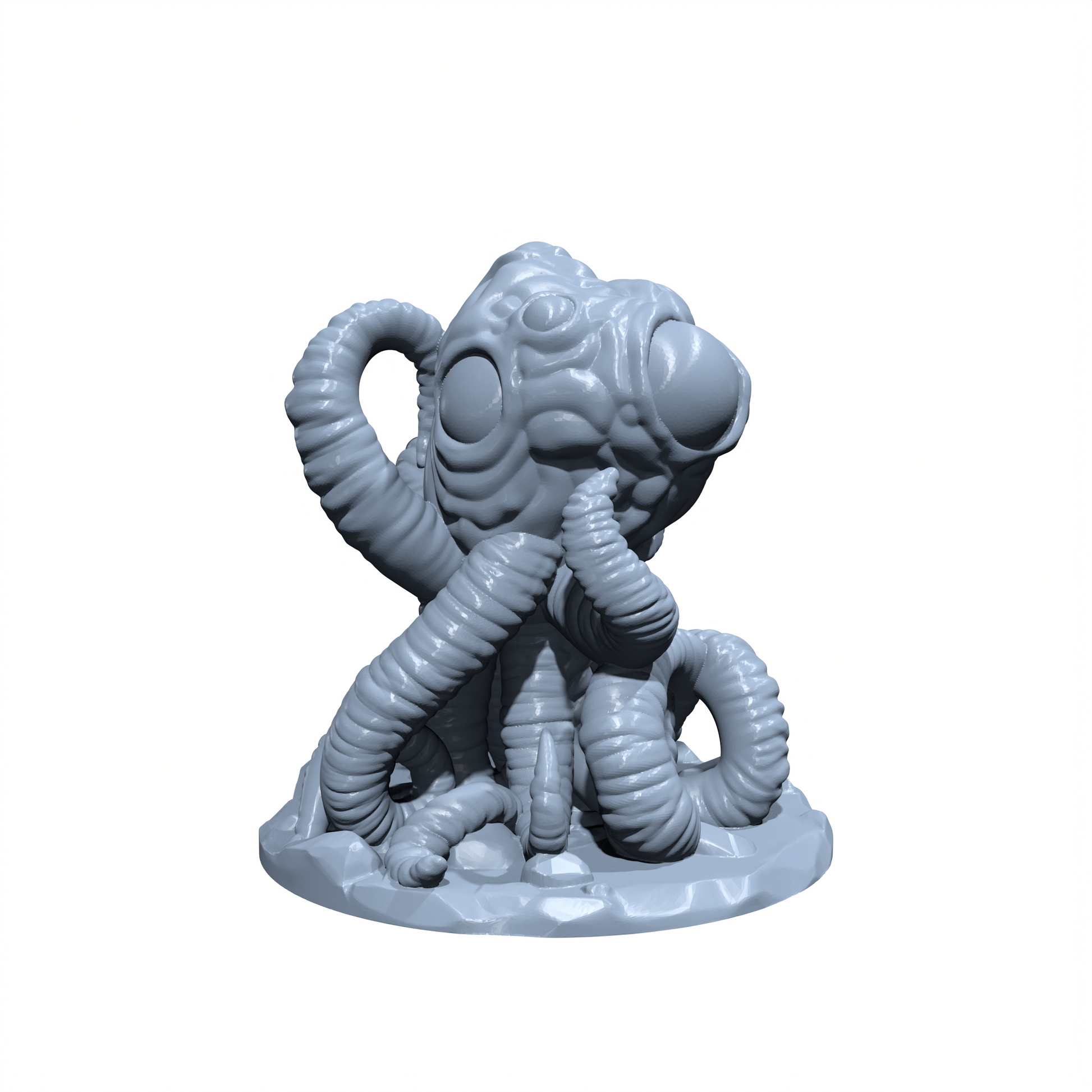 Squidspawn, the Lesser Tentacled Abomination Miniature for Tabletop games like D&D and War Gaming