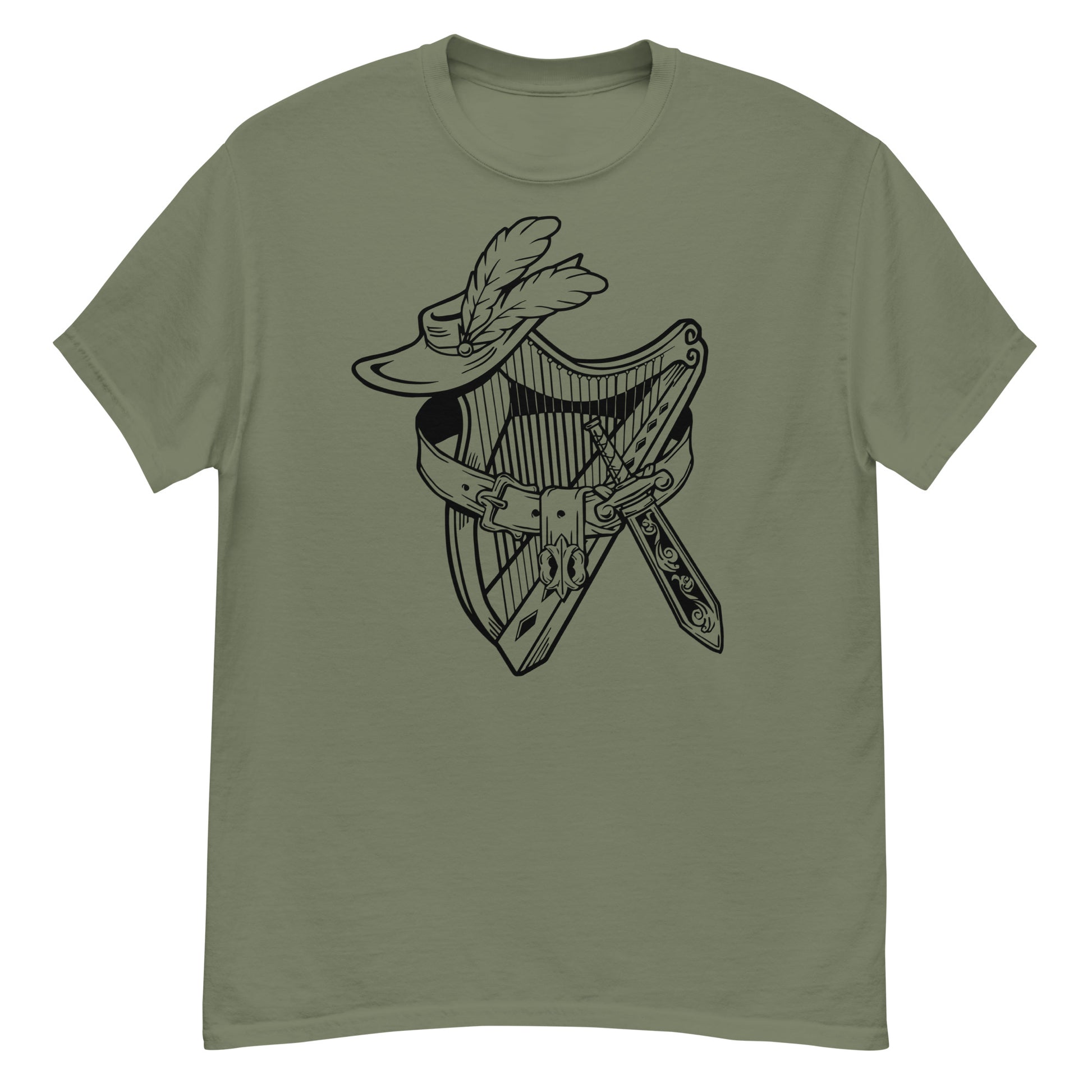 D&D Bard Class Men's classic tee | High Quality T-Shirt | Dungeons and Dragons T Shirt | Dungeon Master or Party Gift | Nerd Game Gift