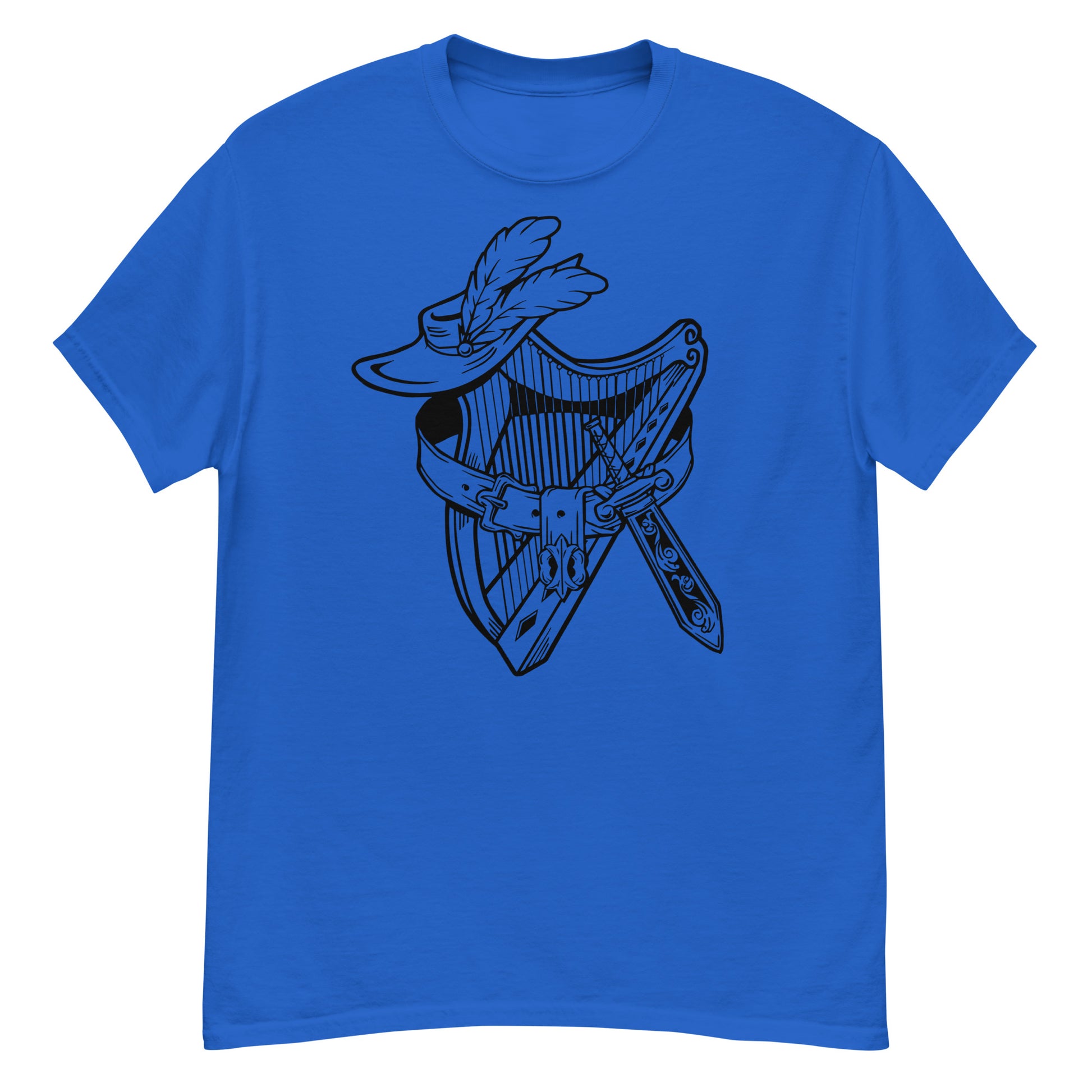 D&D Bard Class Men's classic tee | High Quality T-Shirt | Dungeons and Dragons T Shirt | Dungeon Master or Party Gift | Nerd Game Gift