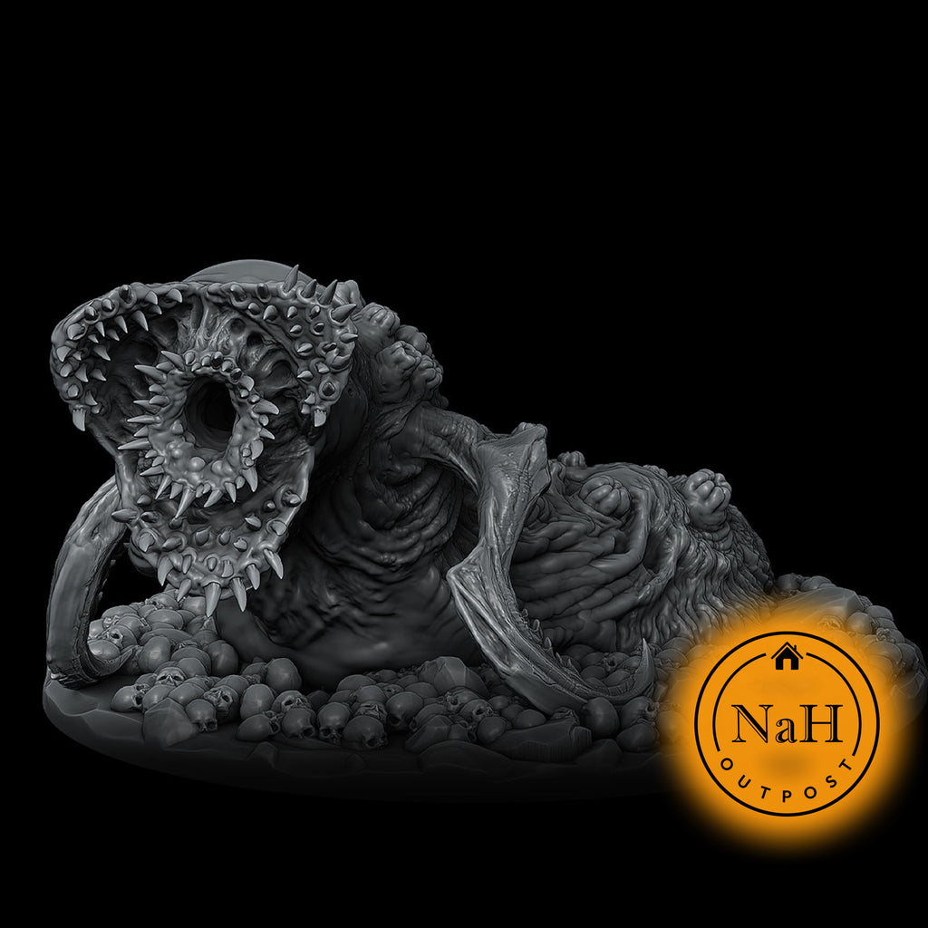 Sucker Beast | Leech Lord | Monstrosity Miniature for Tabletop games like D&D 5e and TTRPG  War Gaming