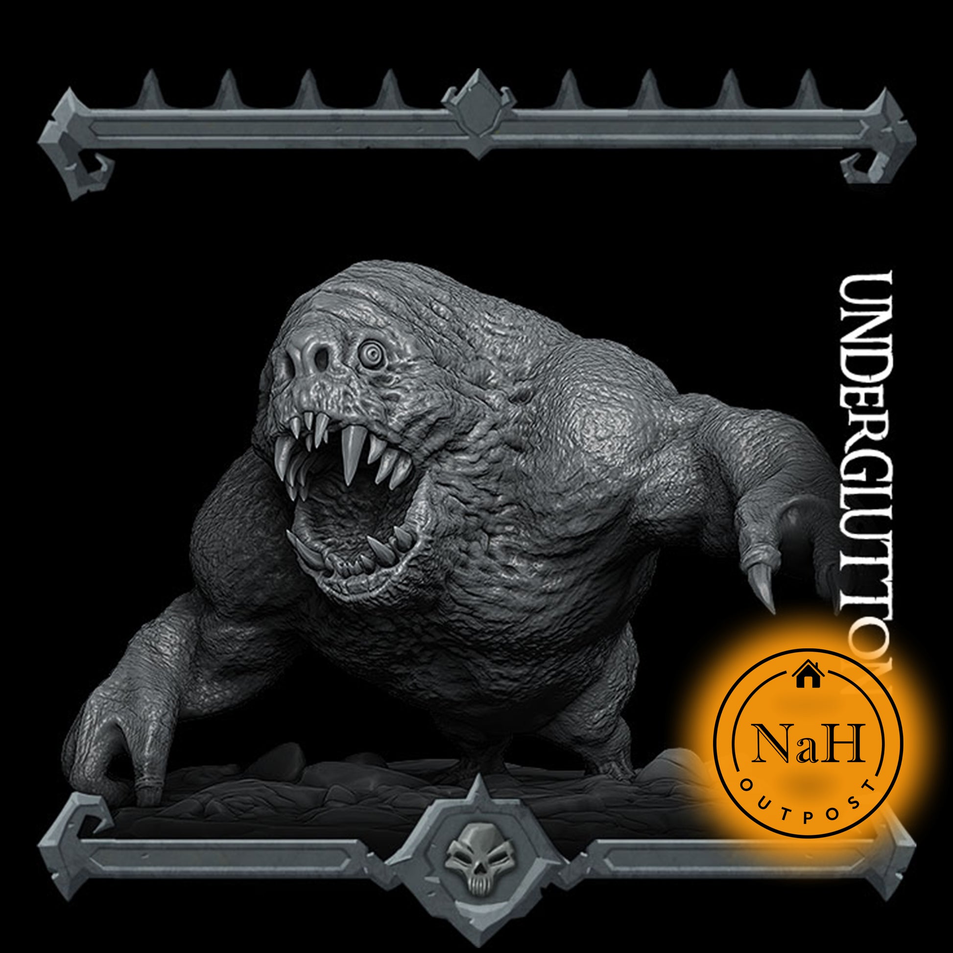 Gulper, Eater of the Lost | Underglutton | Underdark Monstrosity Miniature for Tabletop games like D&D 5e and TTRPG  War Gaming