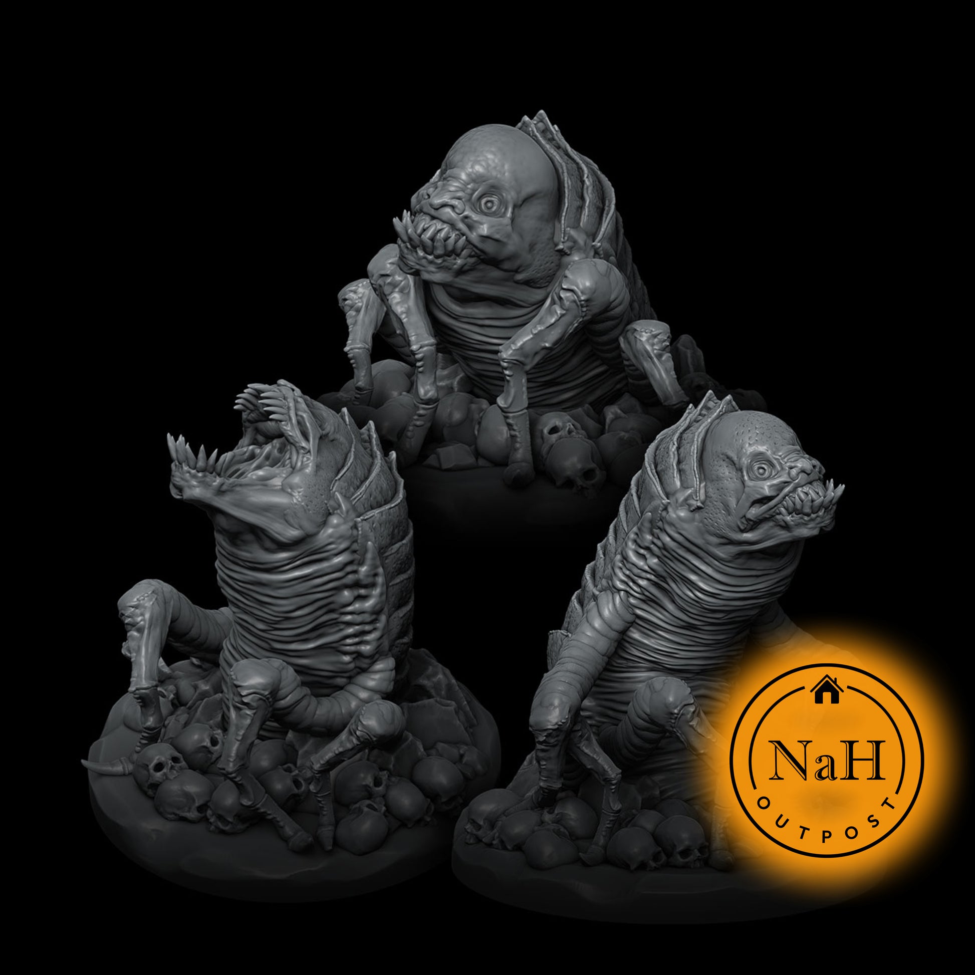Gnawmaw, Hunger Unending | Manmite | Fiend Termite | Insect Monstrosity Miniature for Tabletop games like D&D 5e and TTRPG  War Gaming