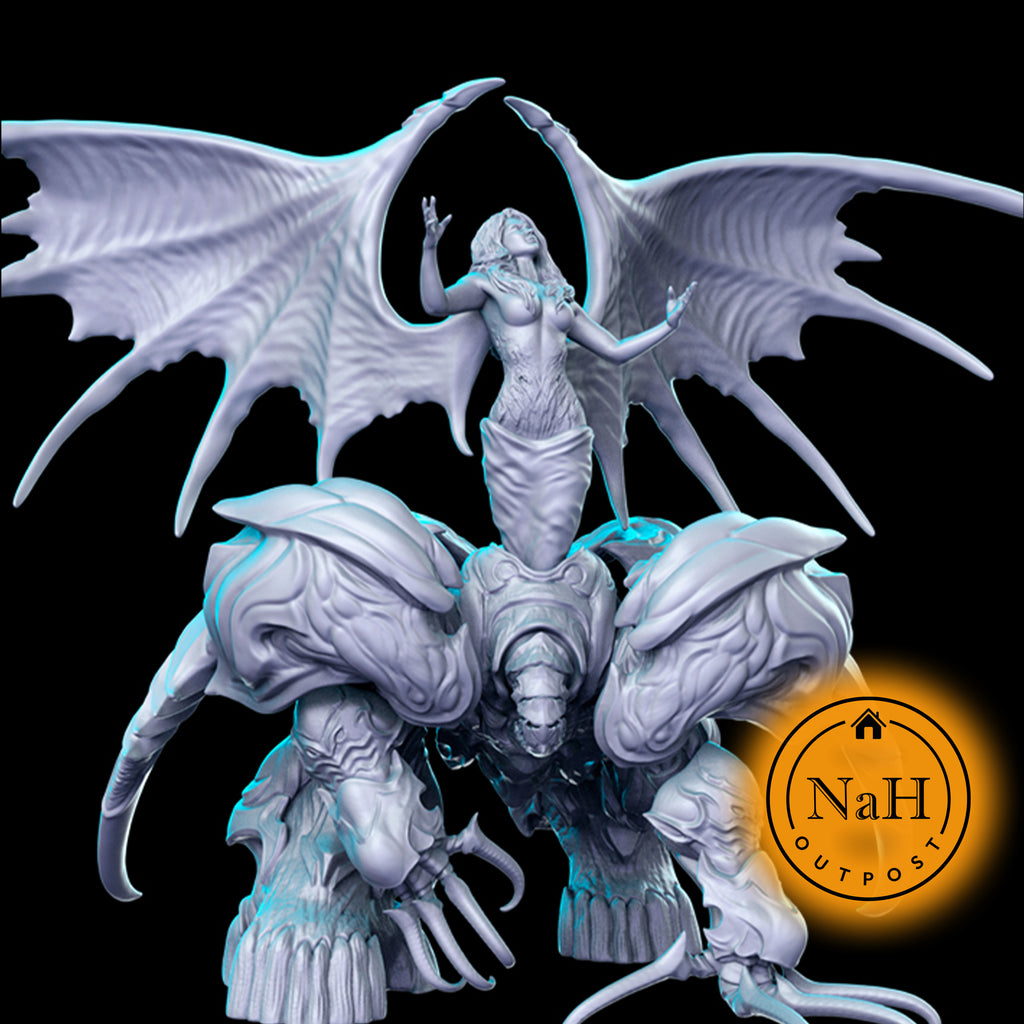 Metashell the Chrysalis | Ruby Weapon Evolution | Construct miniature for Tabletop games like D&D and War Gaming| Dungeons and Dragons Mini | RN estudio