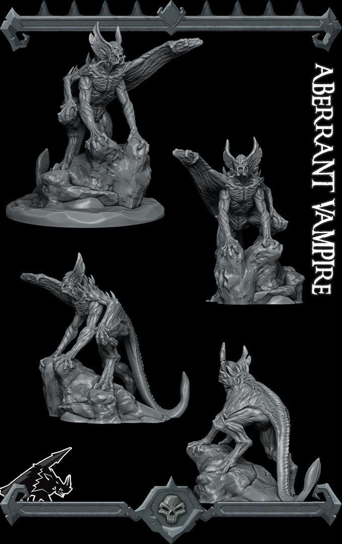 Bloodwing, Harbinger of Nightmares | Aberrant Vampire God Miniature for Tabletop games like D&D and War Gaming
